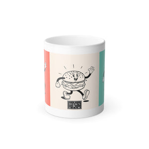 11 oz Mr. Burger "Magic Color" Coffee Mug