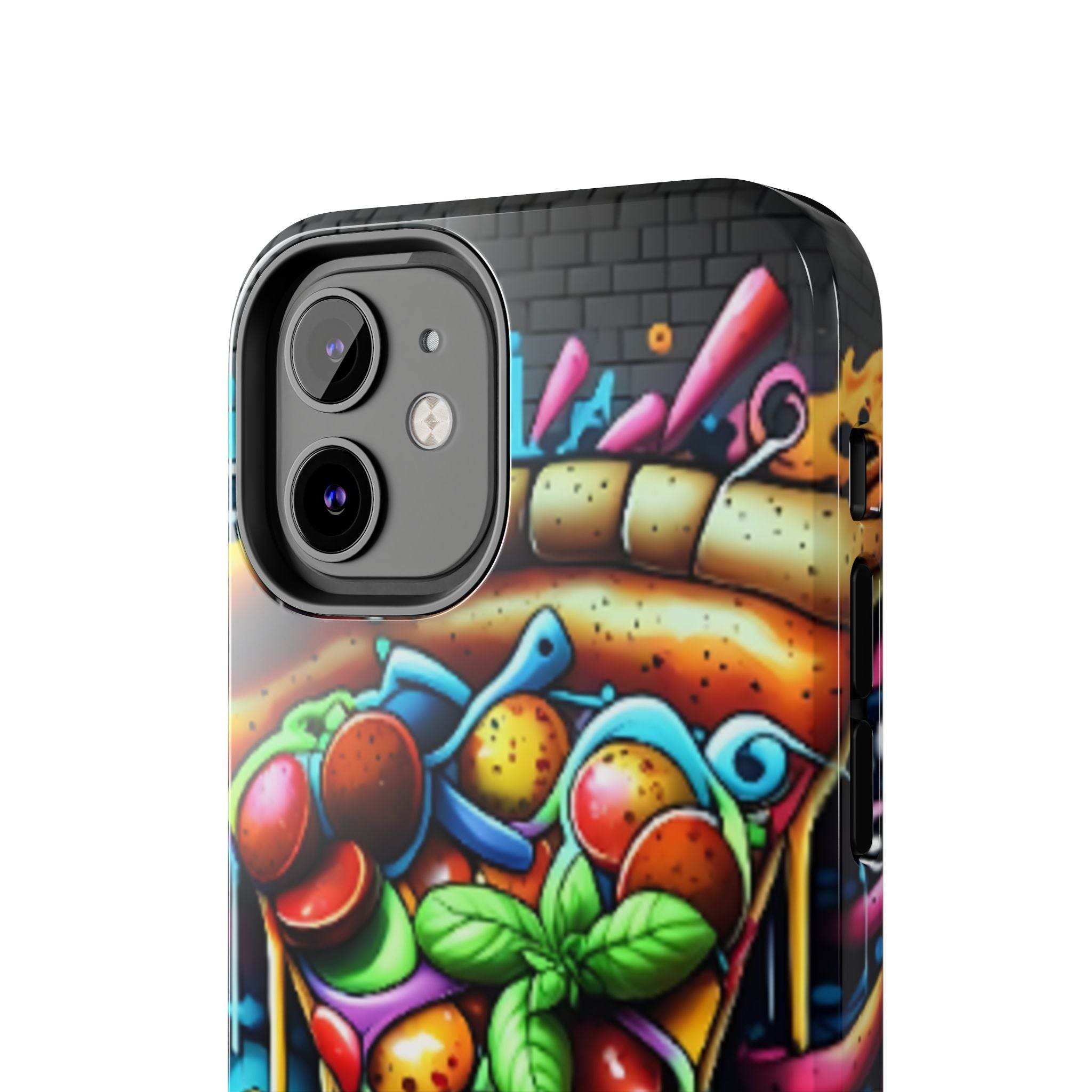 Graffiti Pizza Phone Case - iPhone Tough Case - Hook's Rubs & Spices