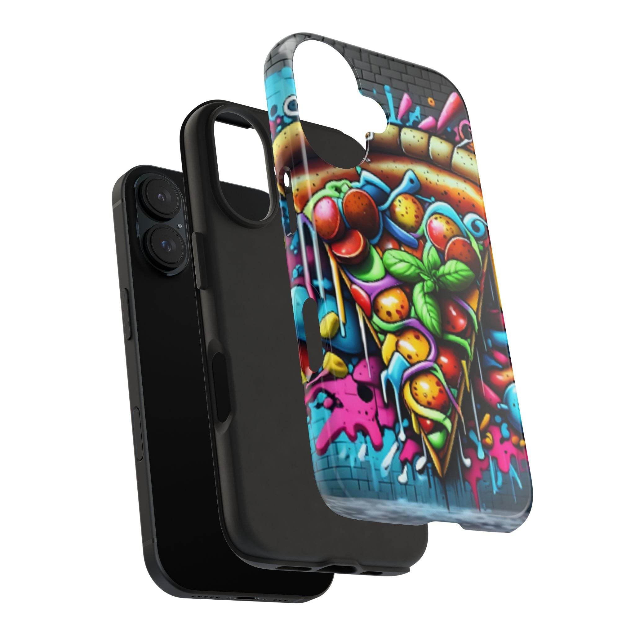 Graffiti Pizza Phone Case - iPhone Tough Case - Hook's Rubs & Spices