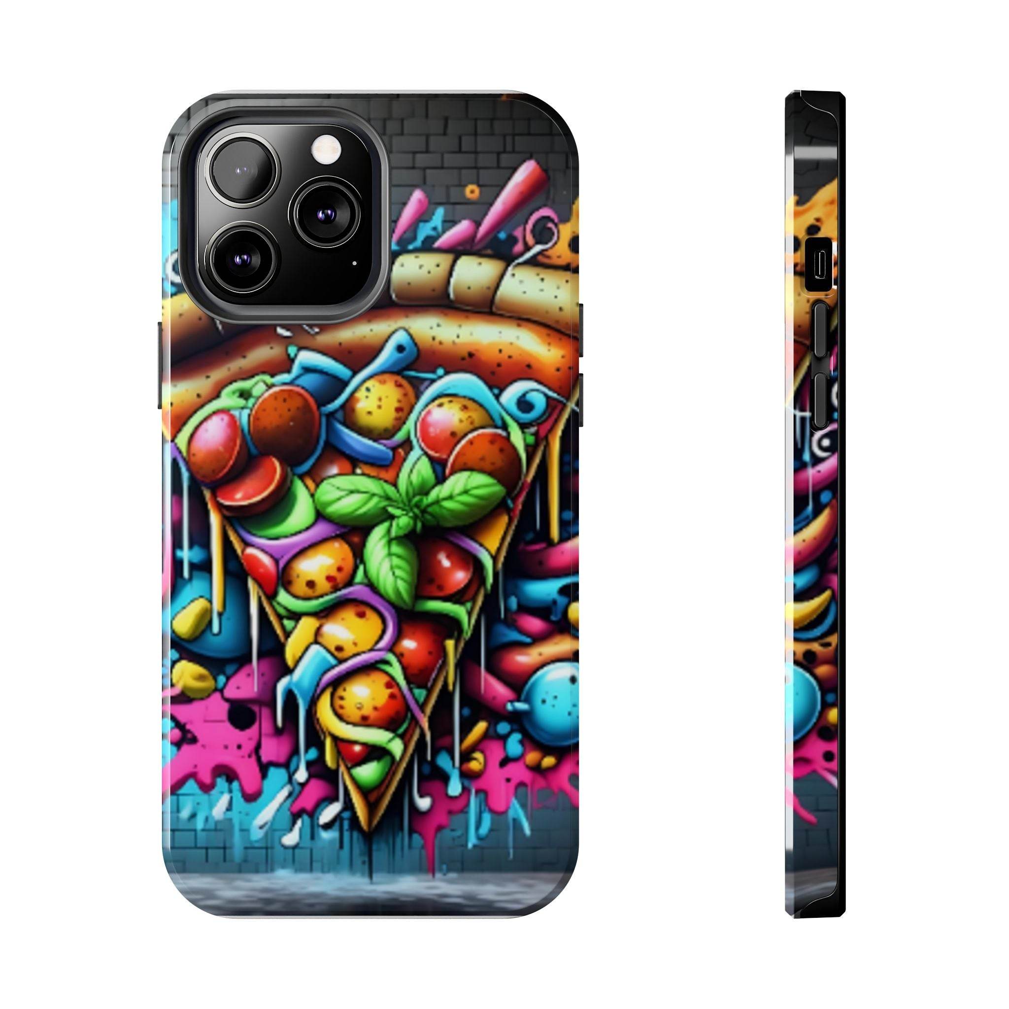 Graffiti Pizza Phone Case - iPhone Tough Case - Hook's Rubs & Spices