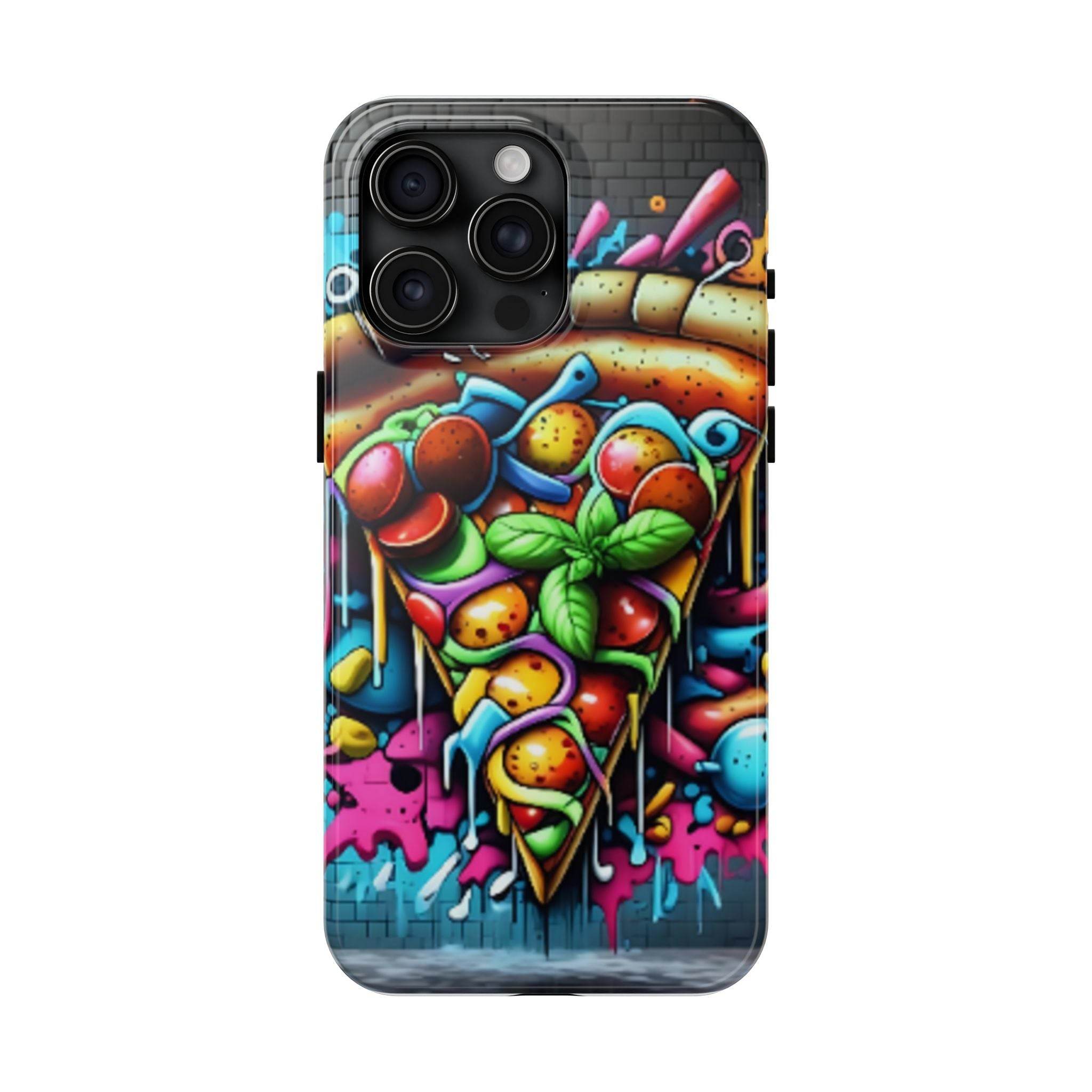 Graffiti Pizza Phone Case - iPhone Tough Case - Hook's Rubs & Spices