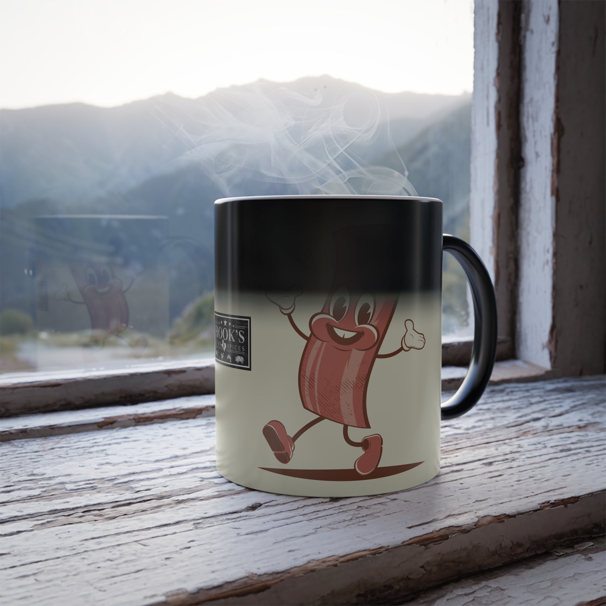 11oz Mr. Bacon "Magic Color" Coffee Mug