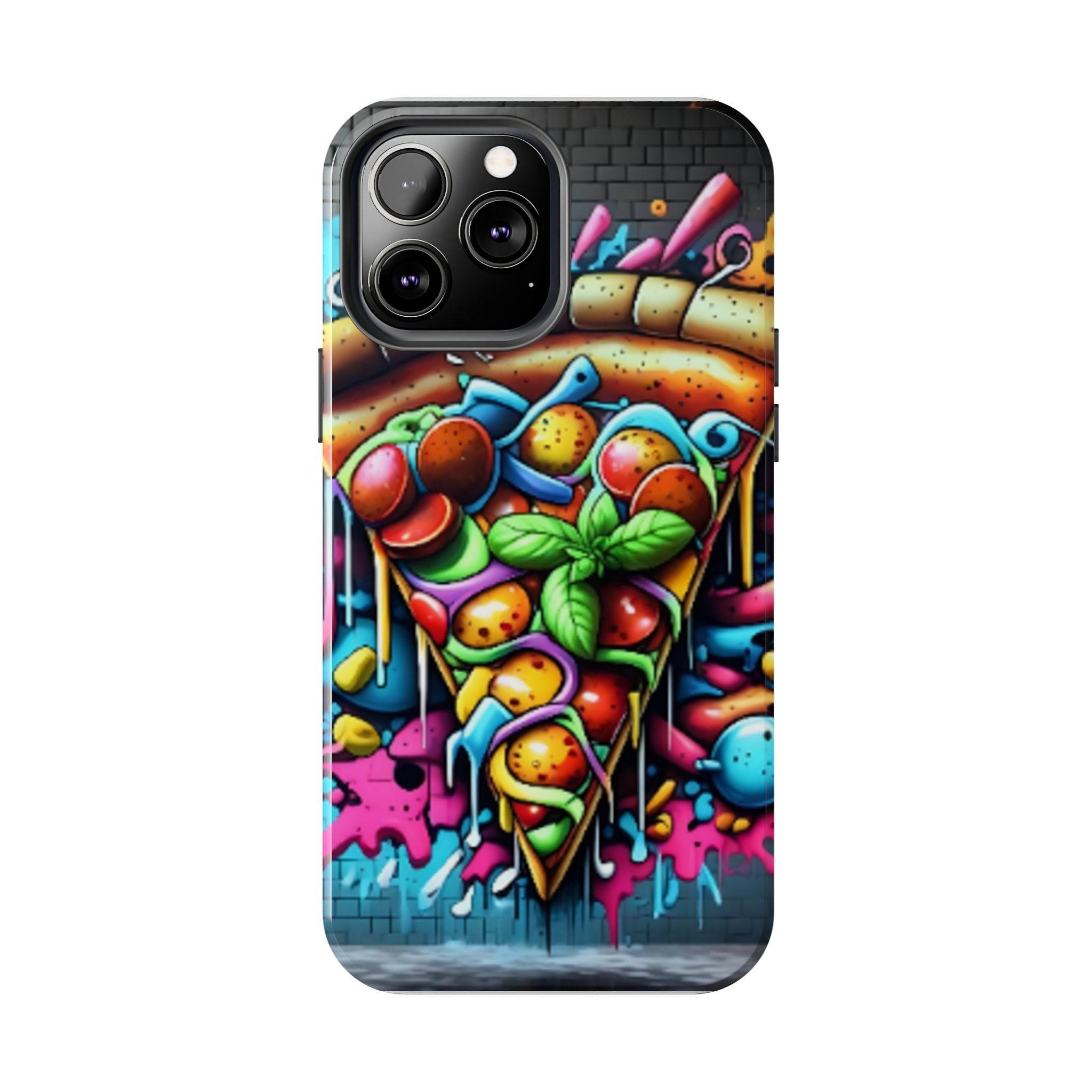 Graffiti Pizza Phone Case - iPhone Tough Case - Hook's Rubs & Spices