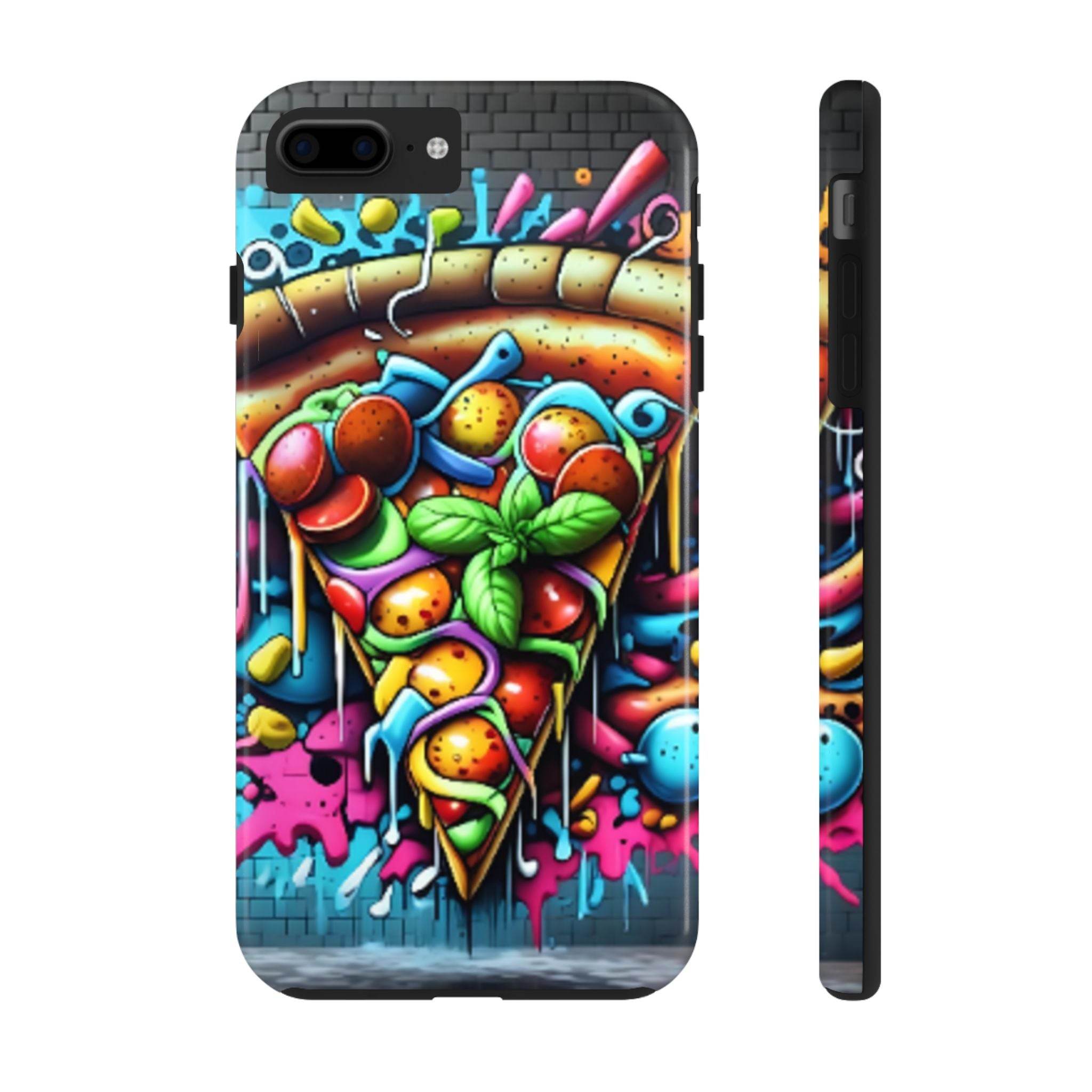Graffiti Pizza Phone Case - iPhone Tough Case - Hook's Rubs & Spices