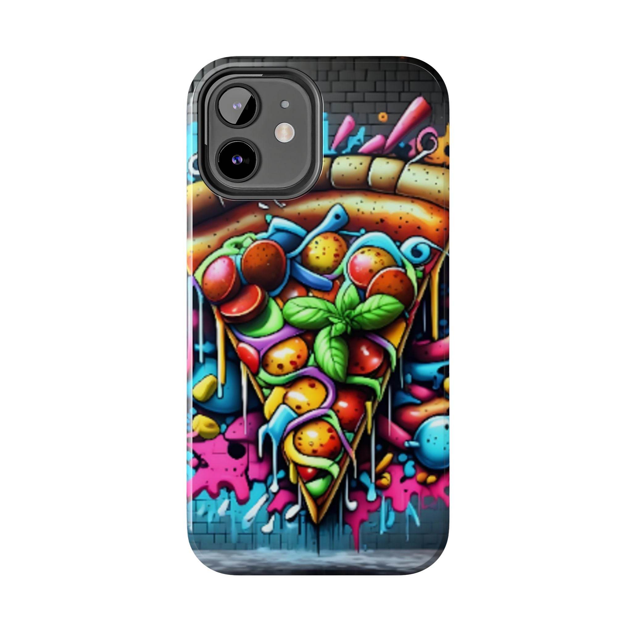 Graffiti Pizza Phone Case - iPhone Tough Case - Hook's Rubs & Spices