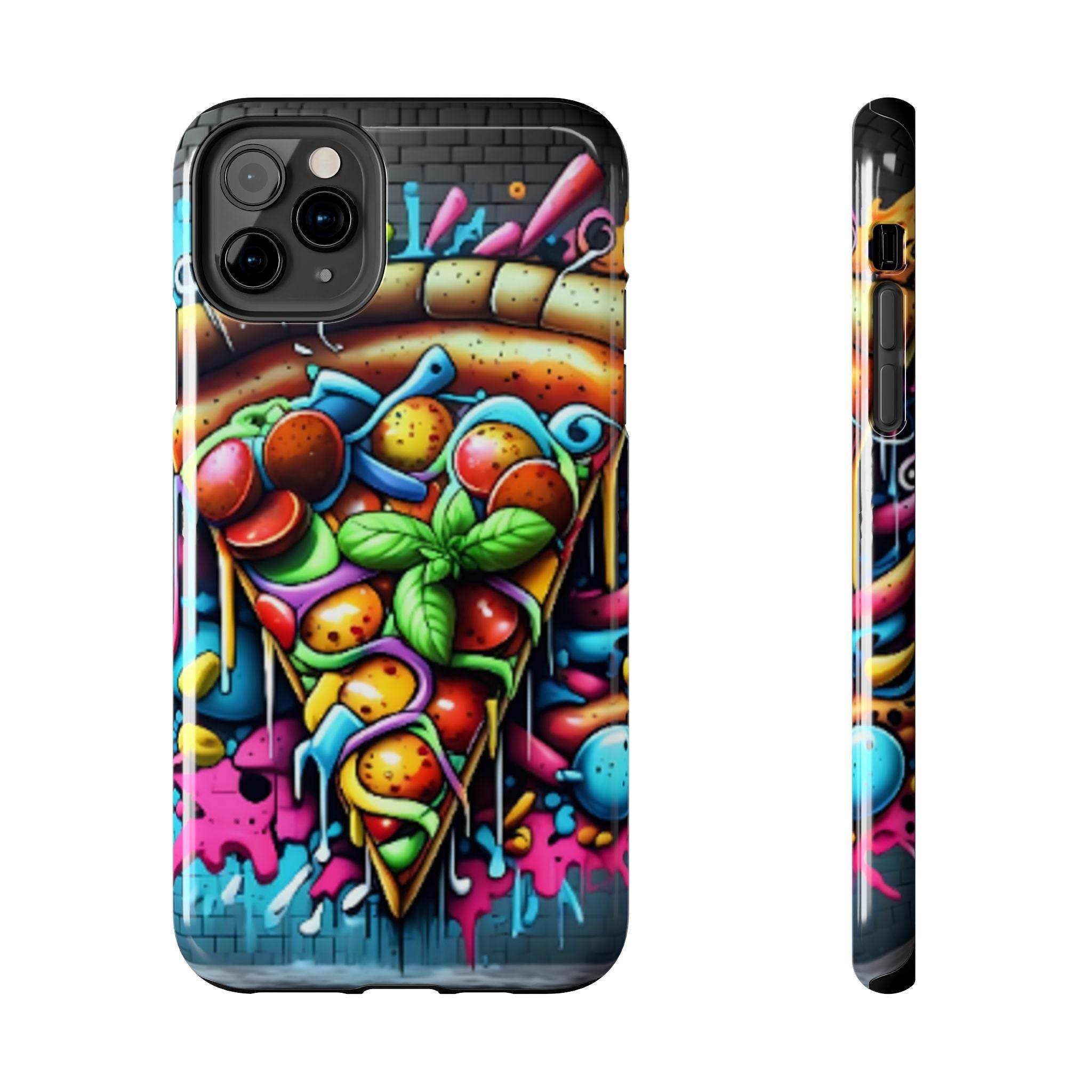 Graffiti Pizza Phone Case - iPhone Tough Case - Hook's Rubs & Spices