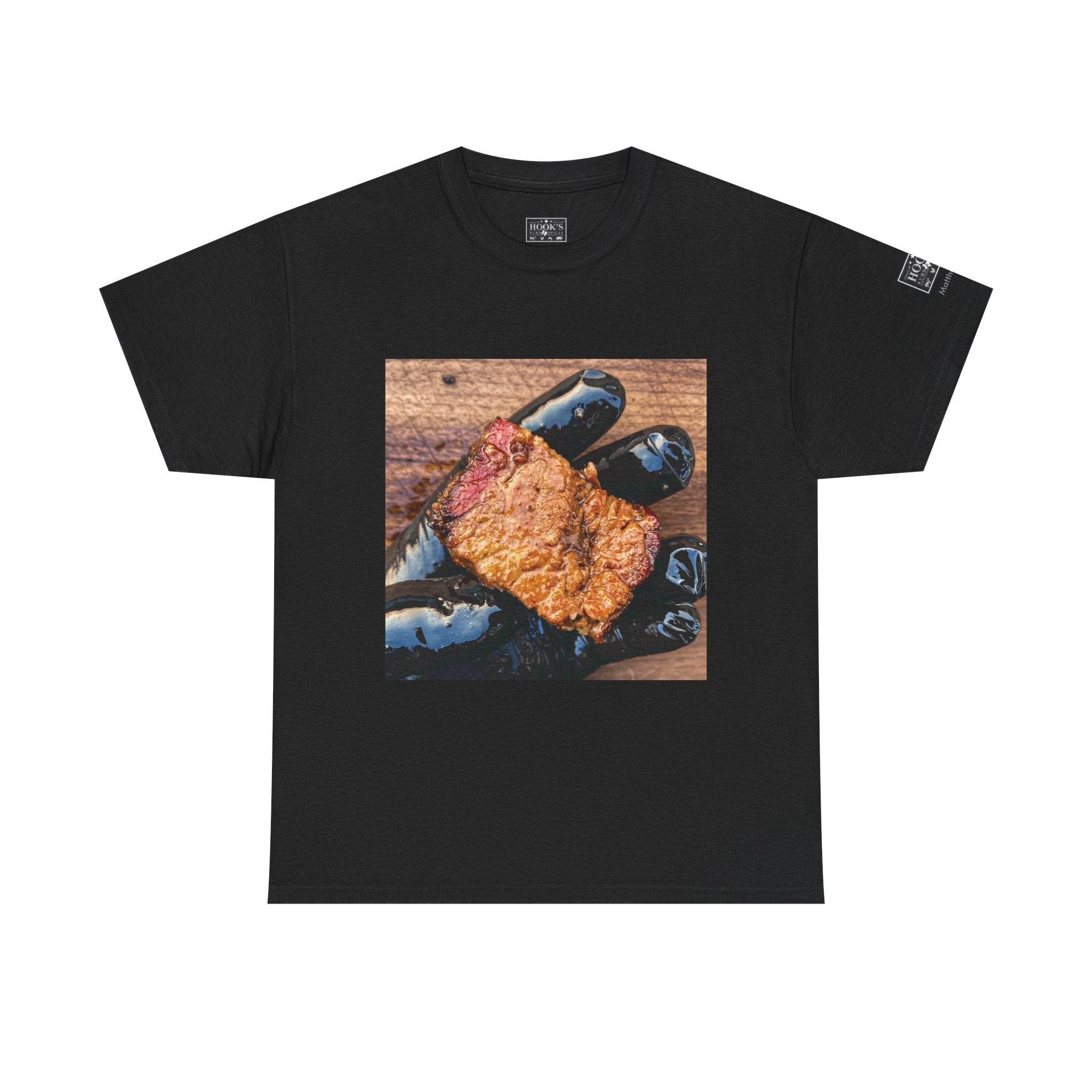 Juicy BBE - Brisket Burnt End Soft Cotton Tee - Hook's Rubs & Spices