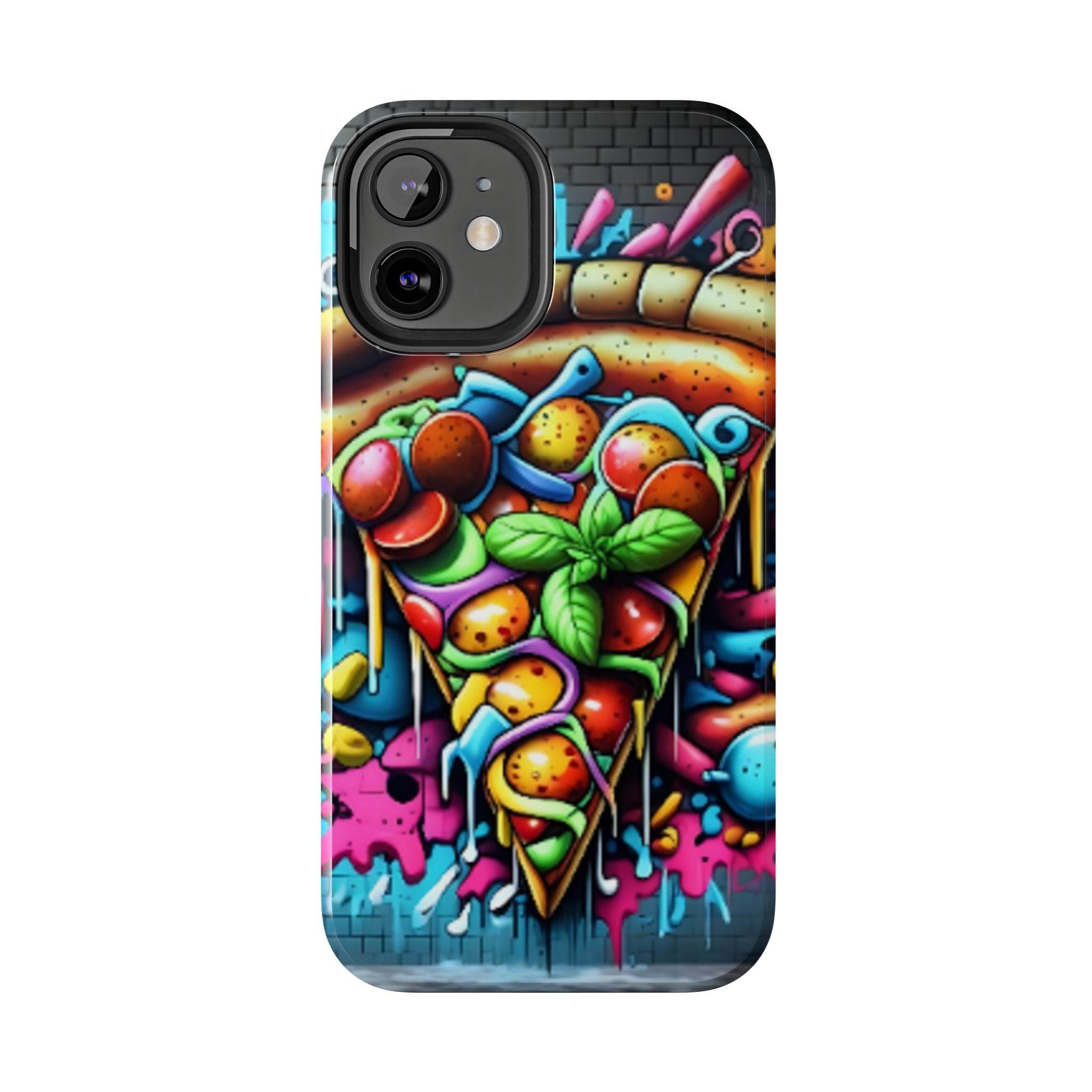Graffiti Pizza Phone Case - iPhone Tough Case - Hook's Rubs & Spices