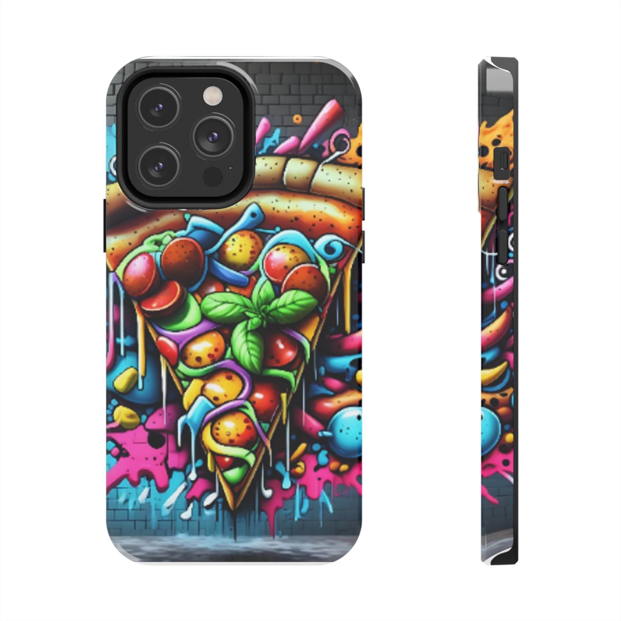 Graffiti Pizza Phone Case - iPhone Tough Case - Hook's Rubs & Spices