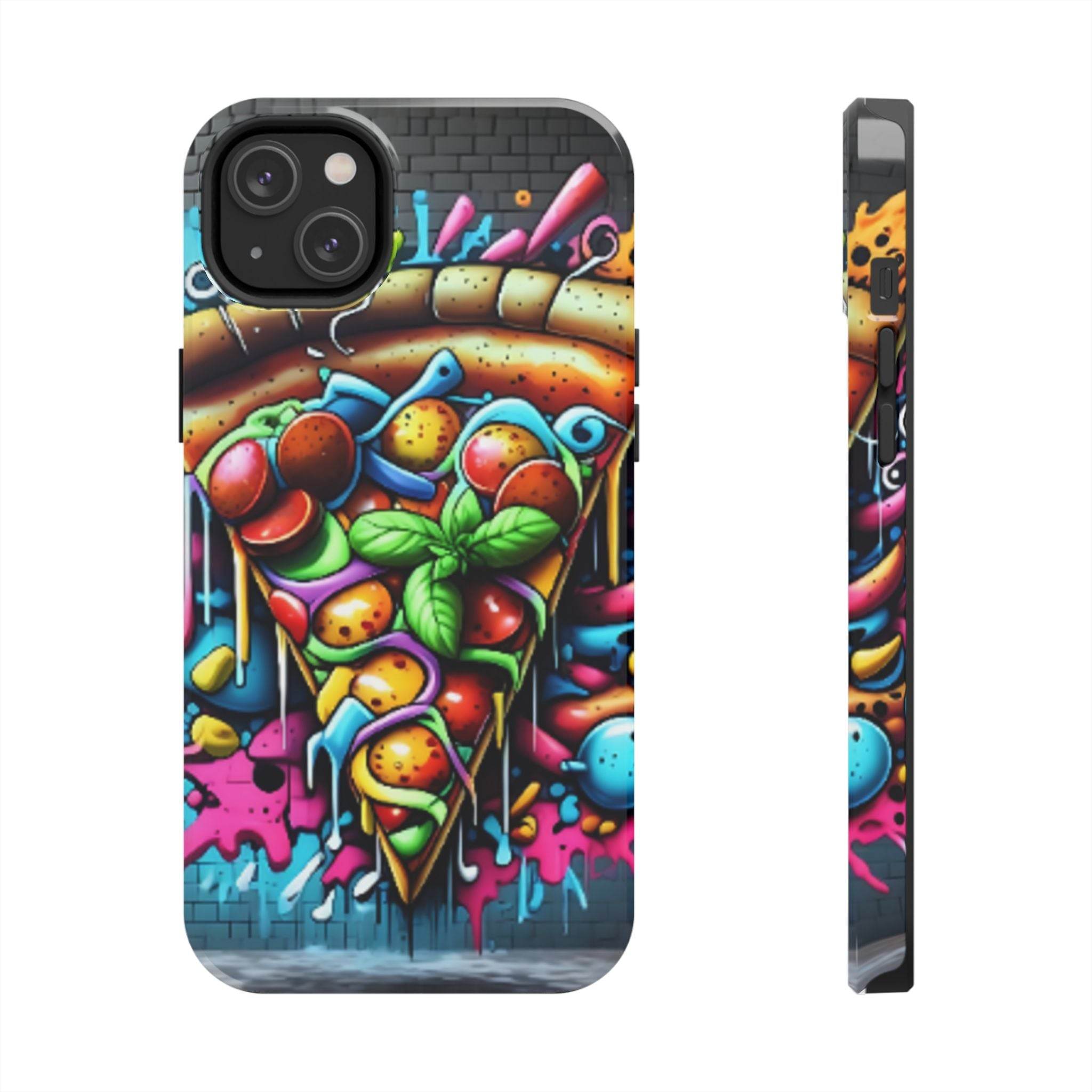 Graffiti Pizza Phone Case - iPhone Tough Case - Hook's Rubs & Spices