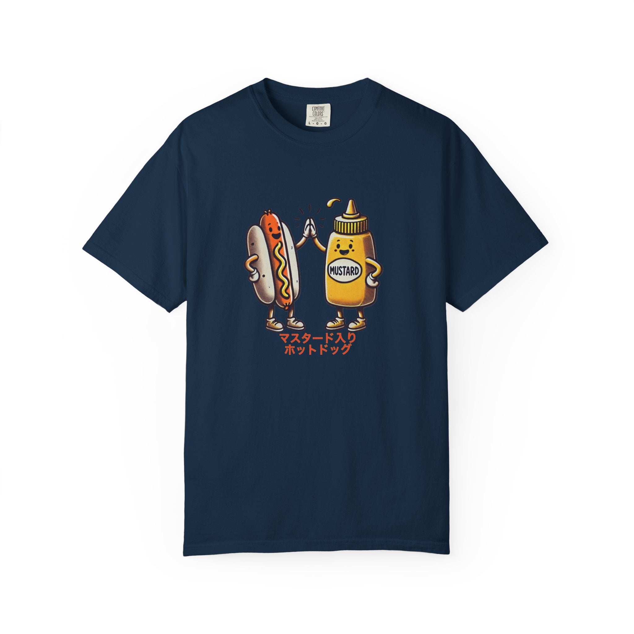 Vintage Hot Dog + Mustard High Five - Tee