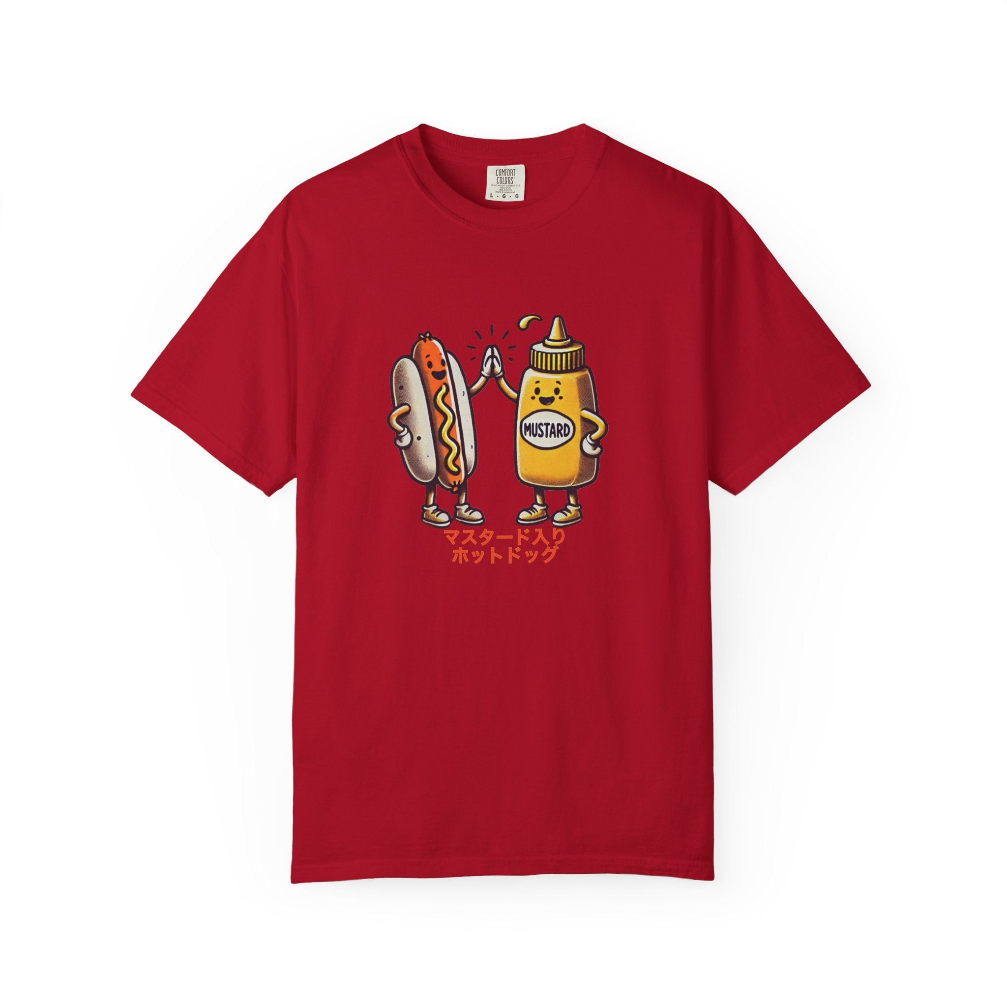 Vintage Hot Dog + Mustard High Five - Tee
