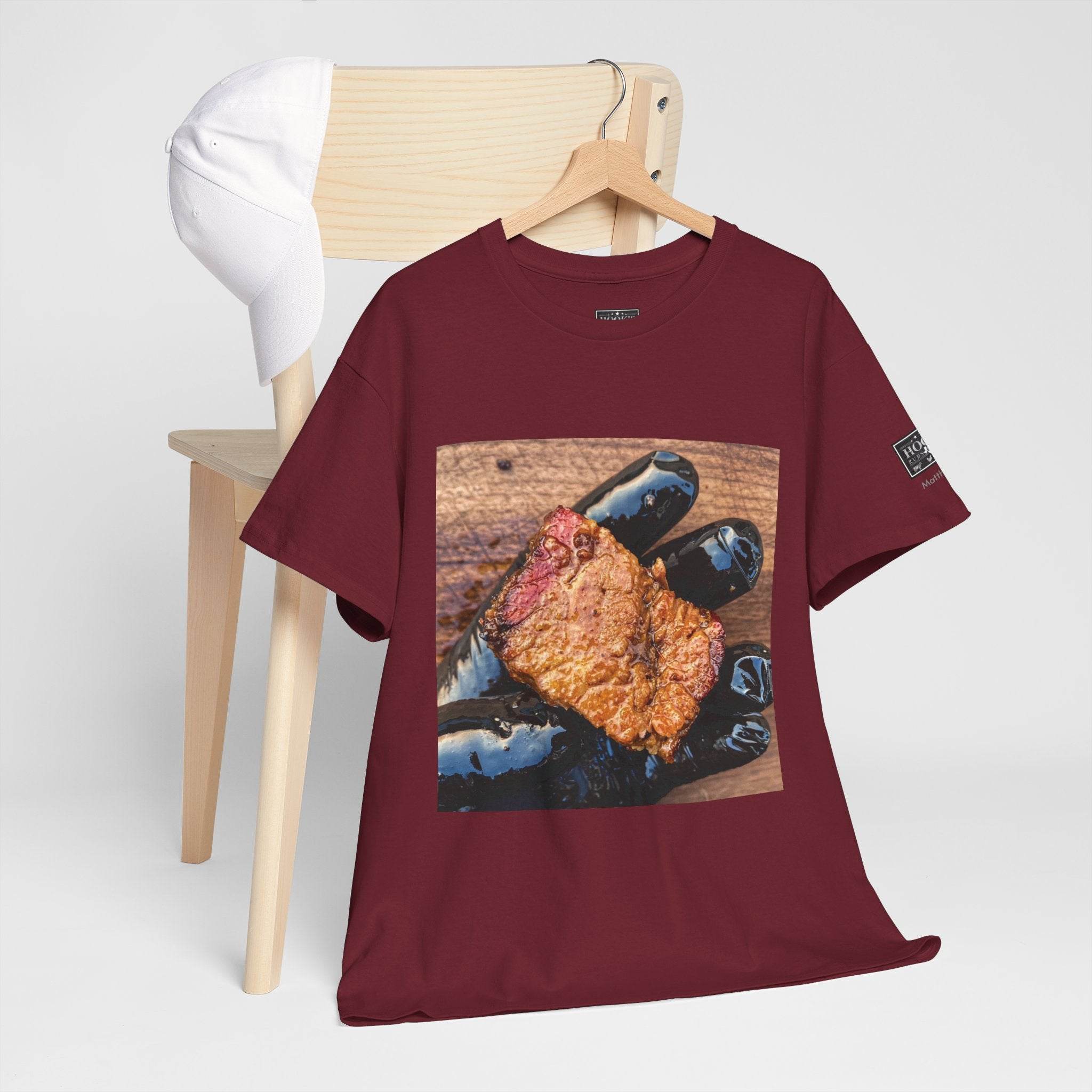 Juicy BBE - Brisket Burnt End Soft Cotton Tee - Hook's Rubs & Spices