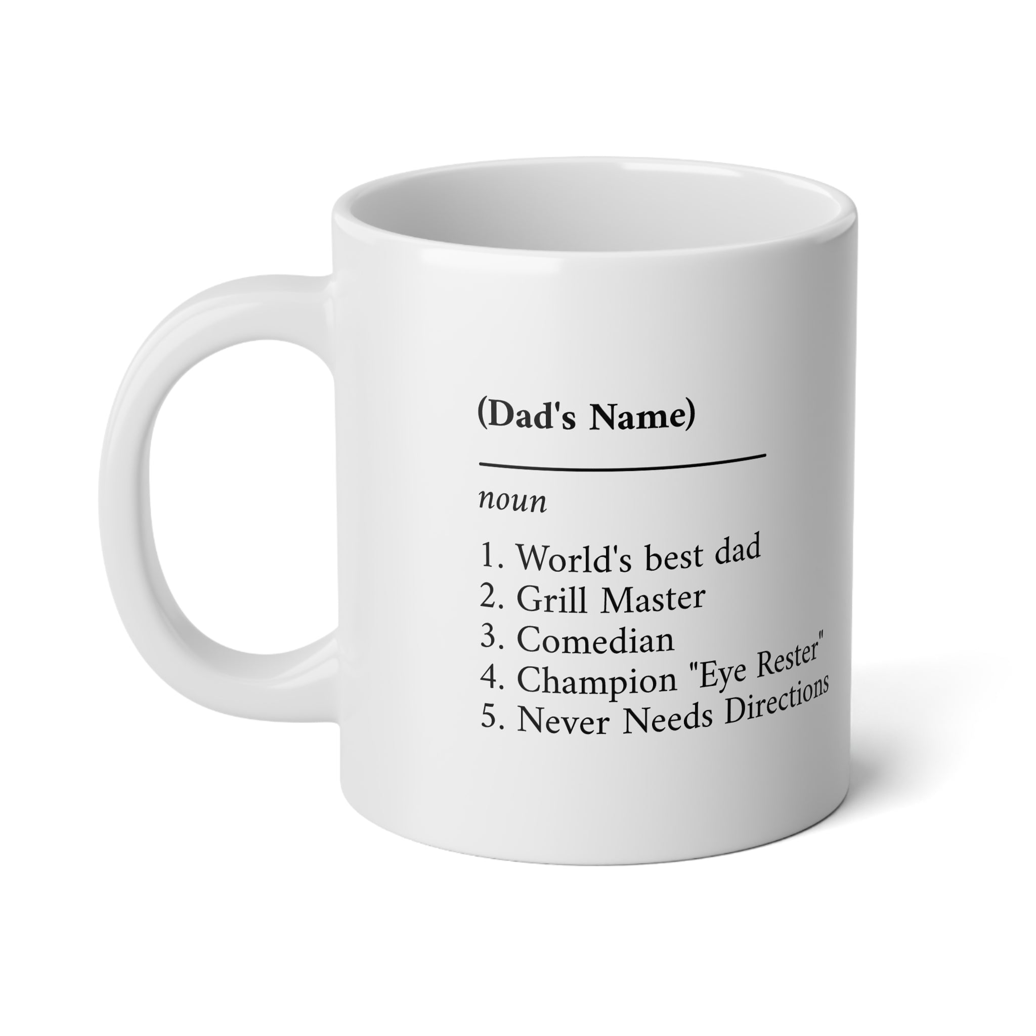 20oz Jumbo Personalized "Dad Mug"