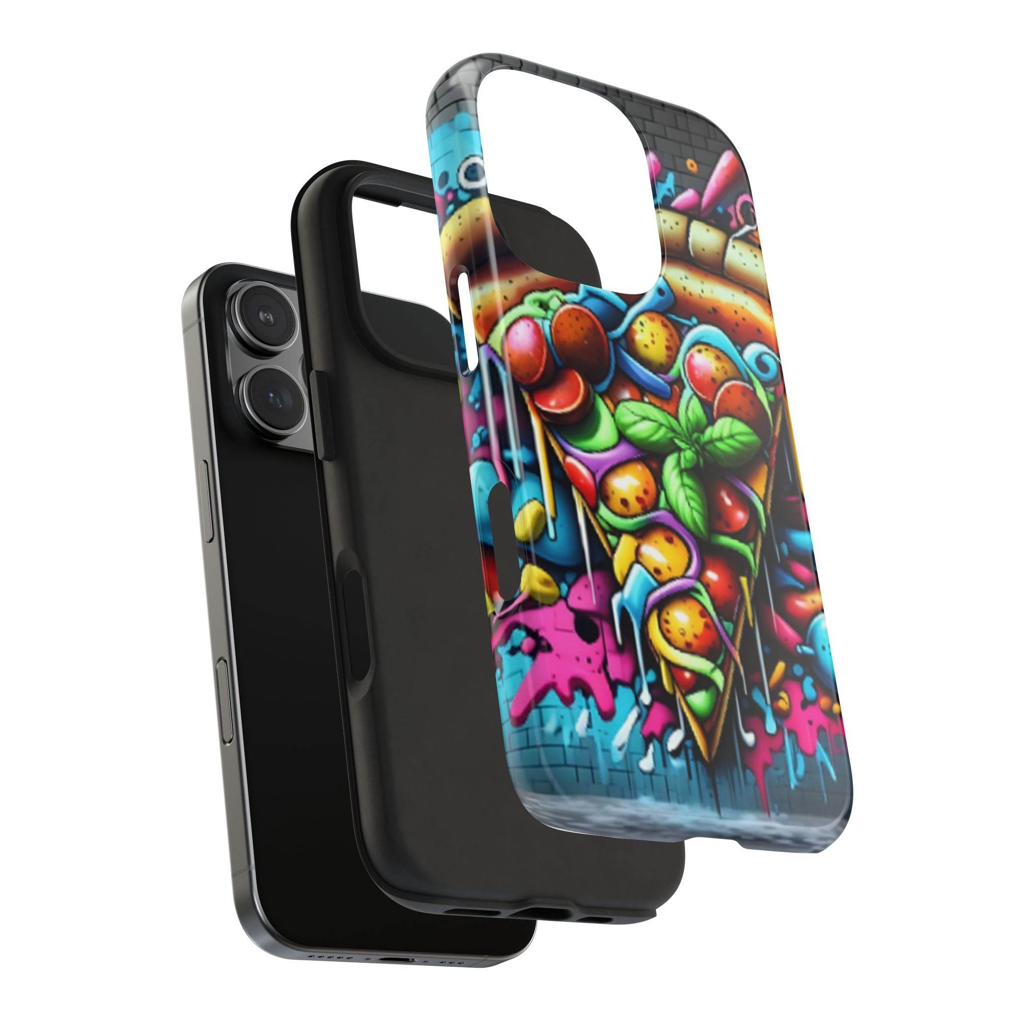 Graffiti Pizza Phone Case - iPhone Tough Case - Hook's Rubs & Spices