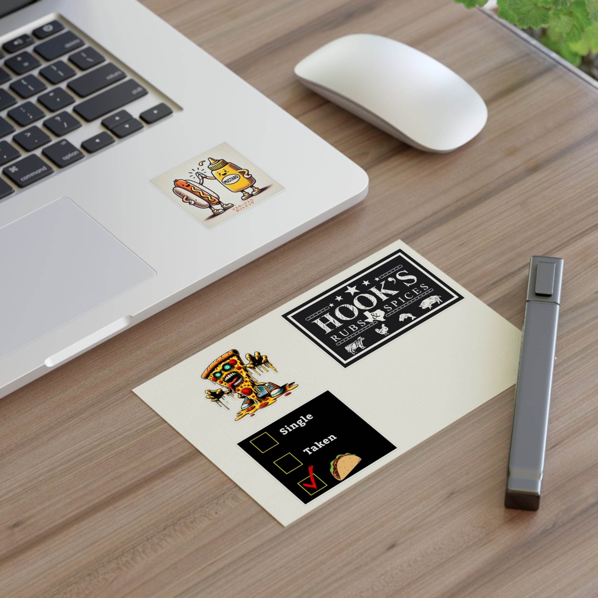 Hook's Rub Silly Sticker Sheet Collection - Hook's Rubs & Spices