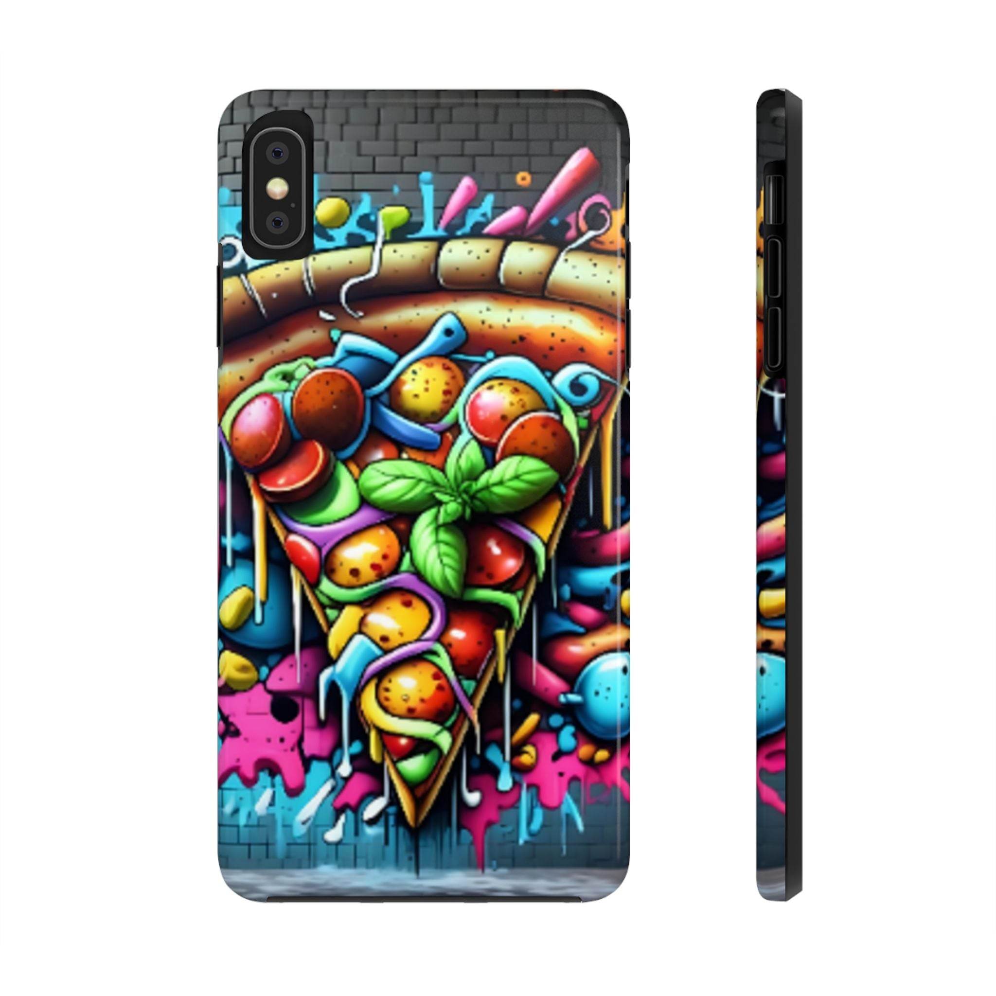 Graffiti Pizza Phone Case - iPhone Tough Case - Hook's Rubs & Spices