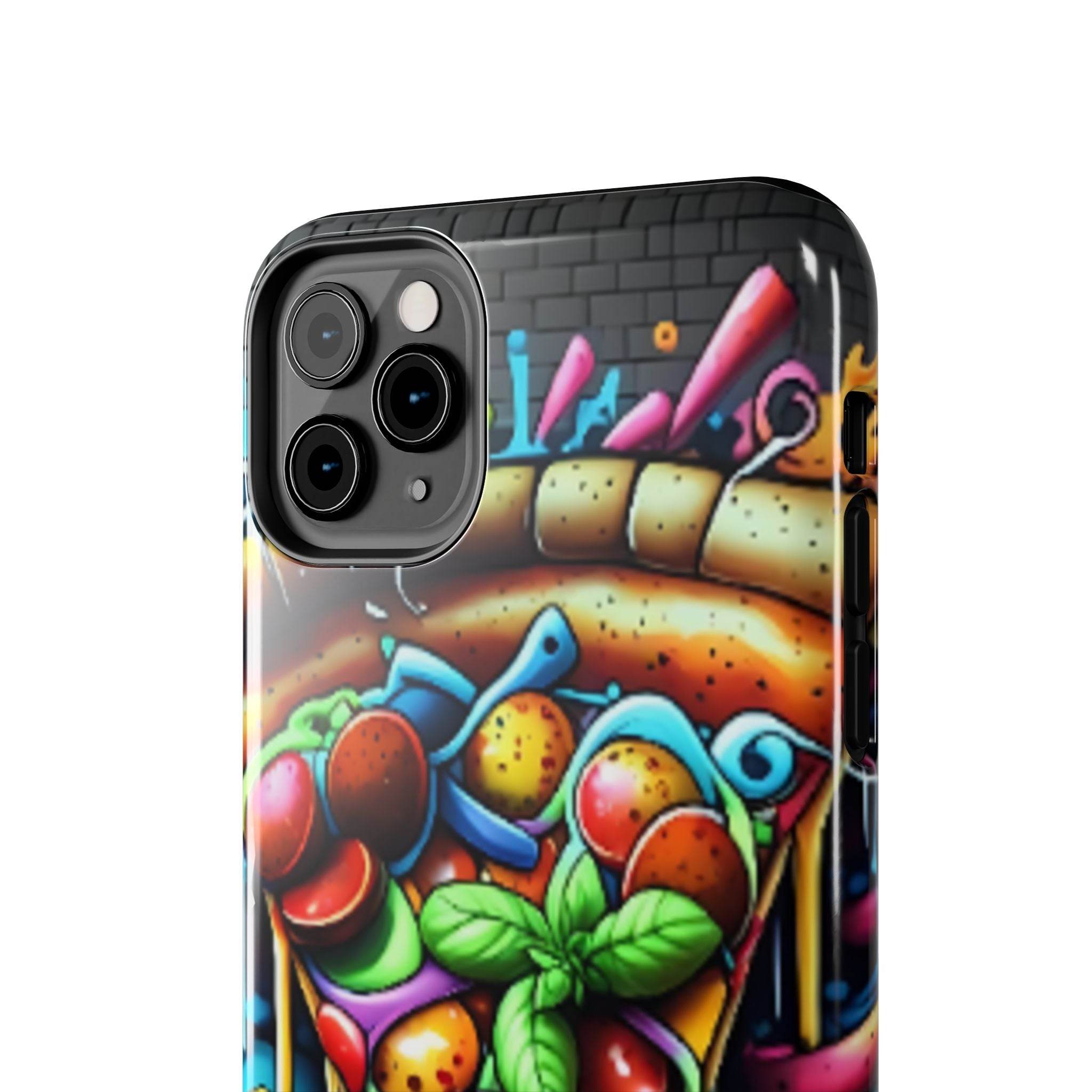 Graffiti Pizza Phone Case - iPhone Tough Case - Hook's Rubs & Spices