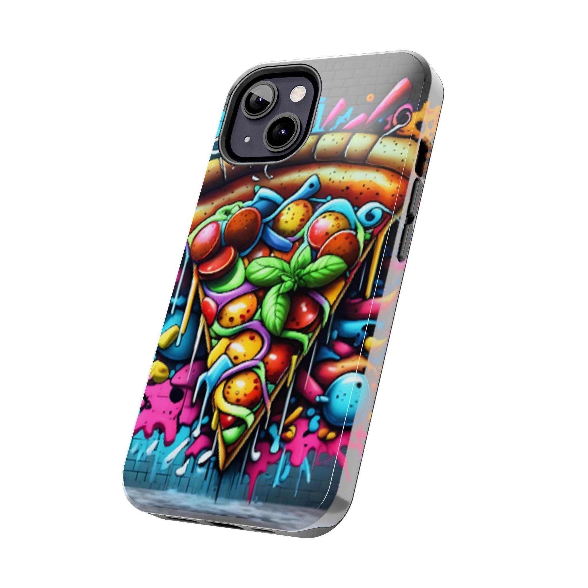 Graffiti Pizza Phone Case - iPhone Tough Case - Hook's Rubs & Spices