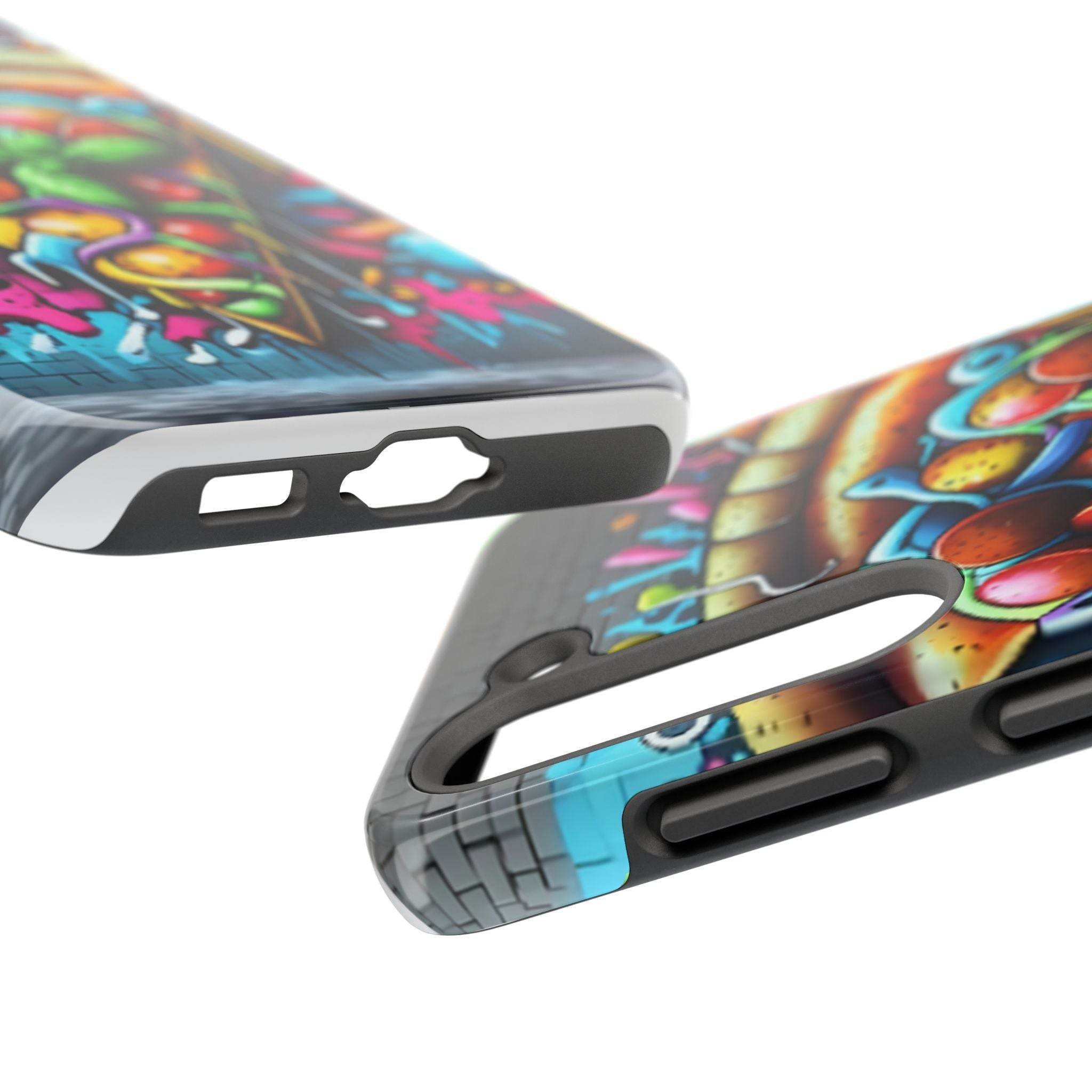 Graffiti Pizza Phone Case - Samsung Galaxy 21 22 23 24 Tough Case - Hook's Rubs & Spices