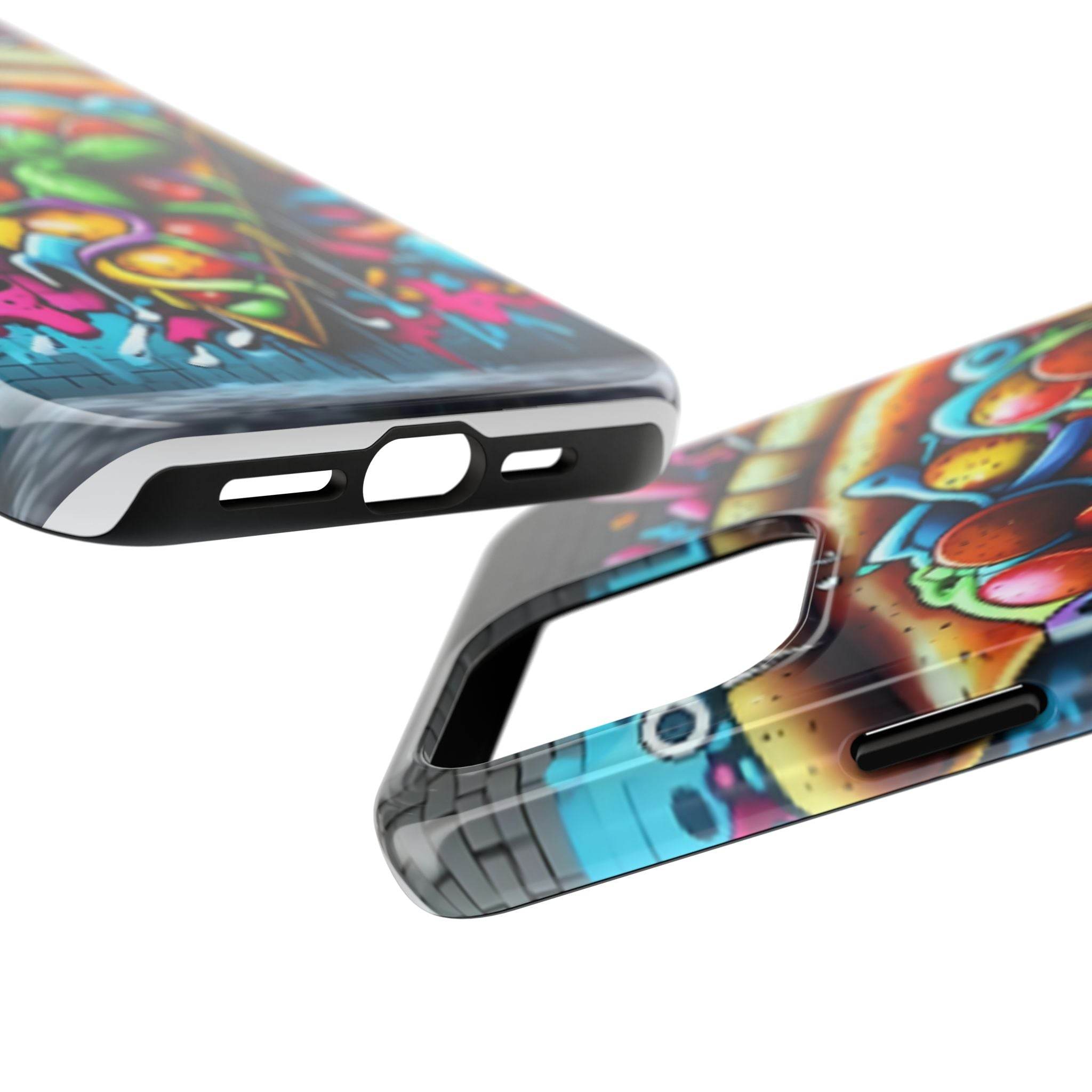 Graffiti Pizza Phone Case - iPhone Tough Case - Hook's Rubs & Spices