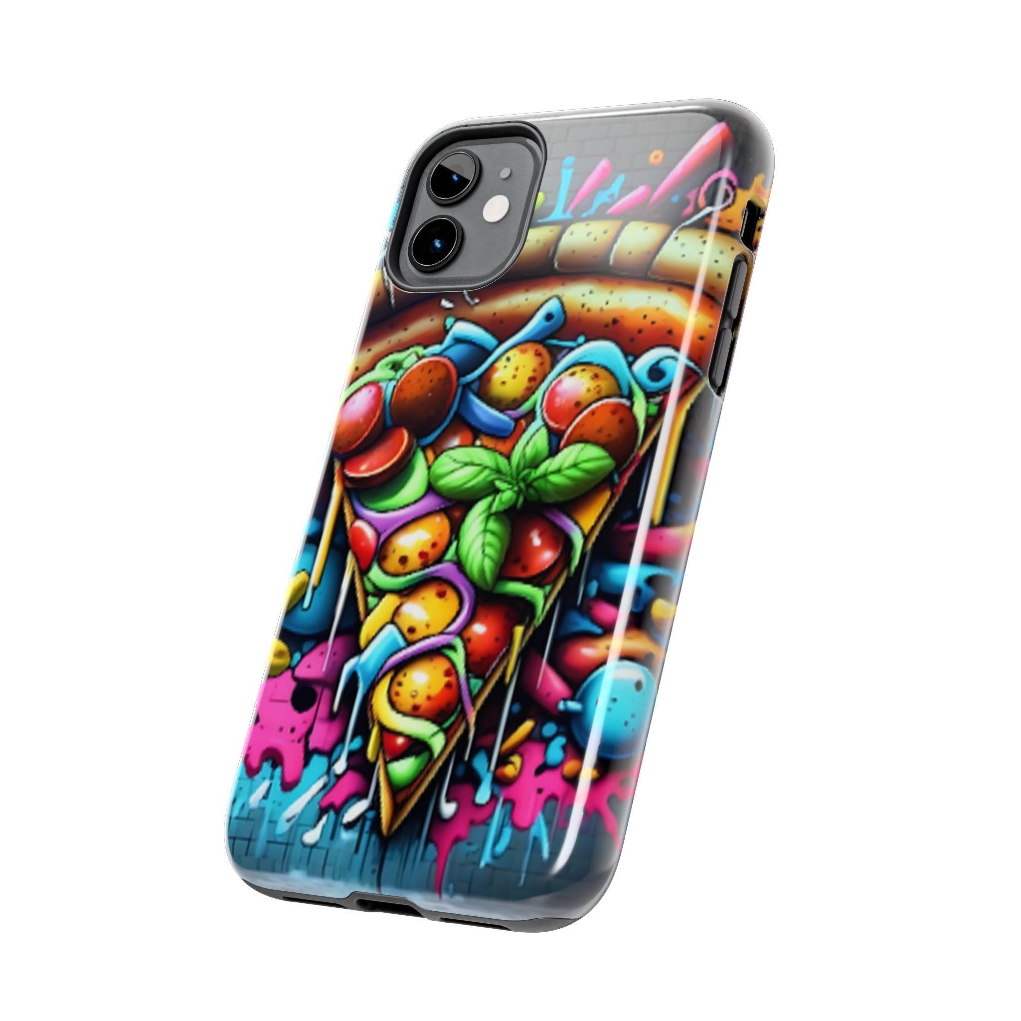 Graffiti Pizza Phone Case - iPhone Tough Case - Hook's Rubs & Spices