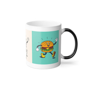 11 oz Mr. Burger "Magic Color" Coffee Mug