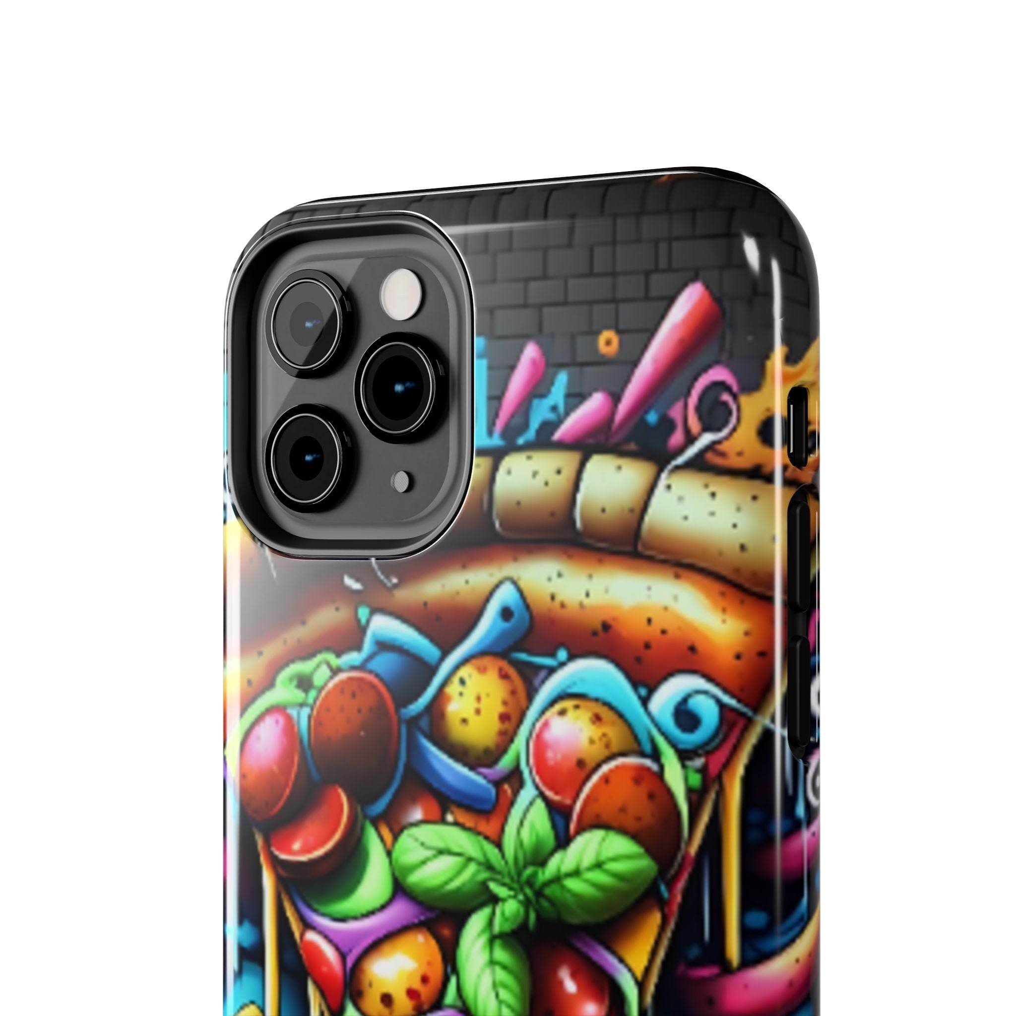 Graffiti Pizza Phone Case - iPhone Tough Case - Hook's Rubs & Spices