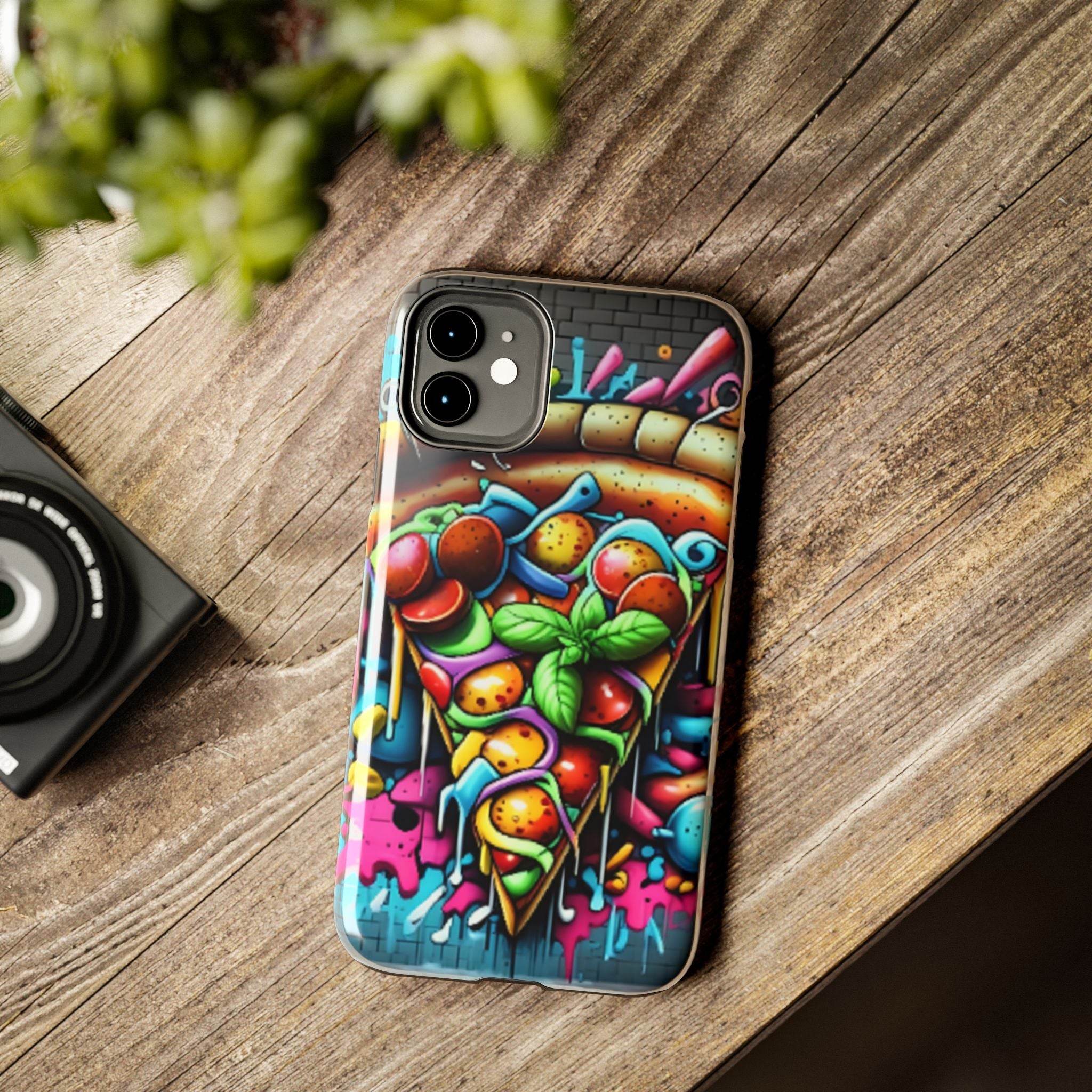 Graffiti Pizza Phone Case - iPhone Tough Case - Hook's Rubs & Spices