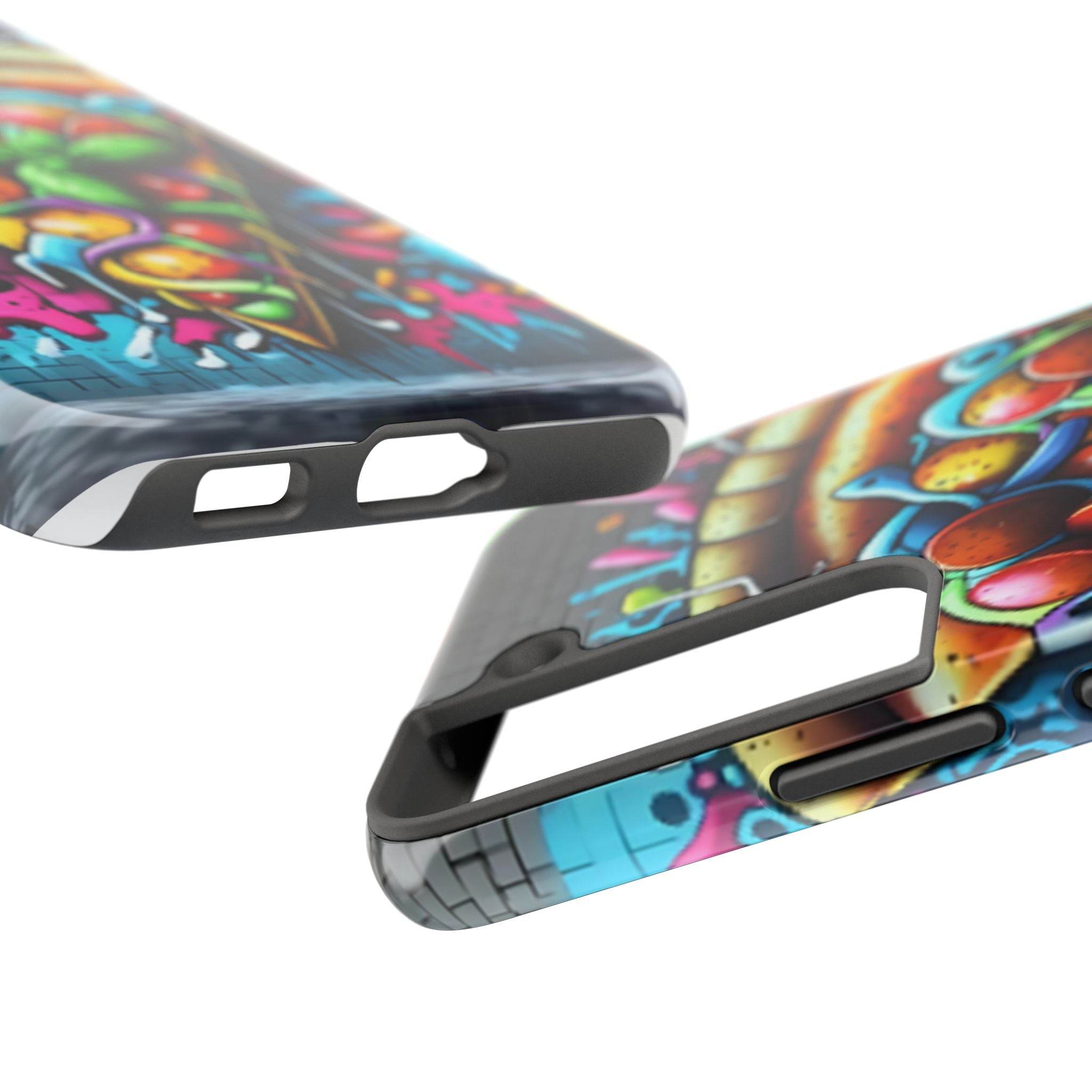 Graffiti Pizza Phone Case - Samsung Galaxy 21 22 23 24 Tough Case - Hook's Rubs & Spices