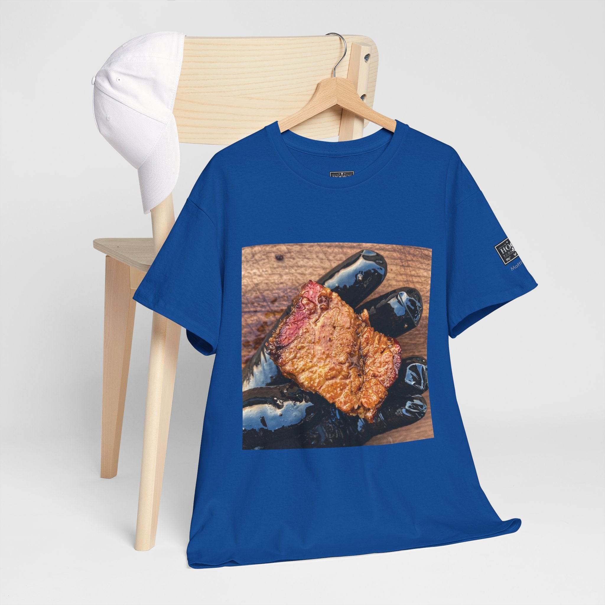 Juicy BBE - Brisket Burnt End Soft Cotton Tee - Hook's Rubs & Spices