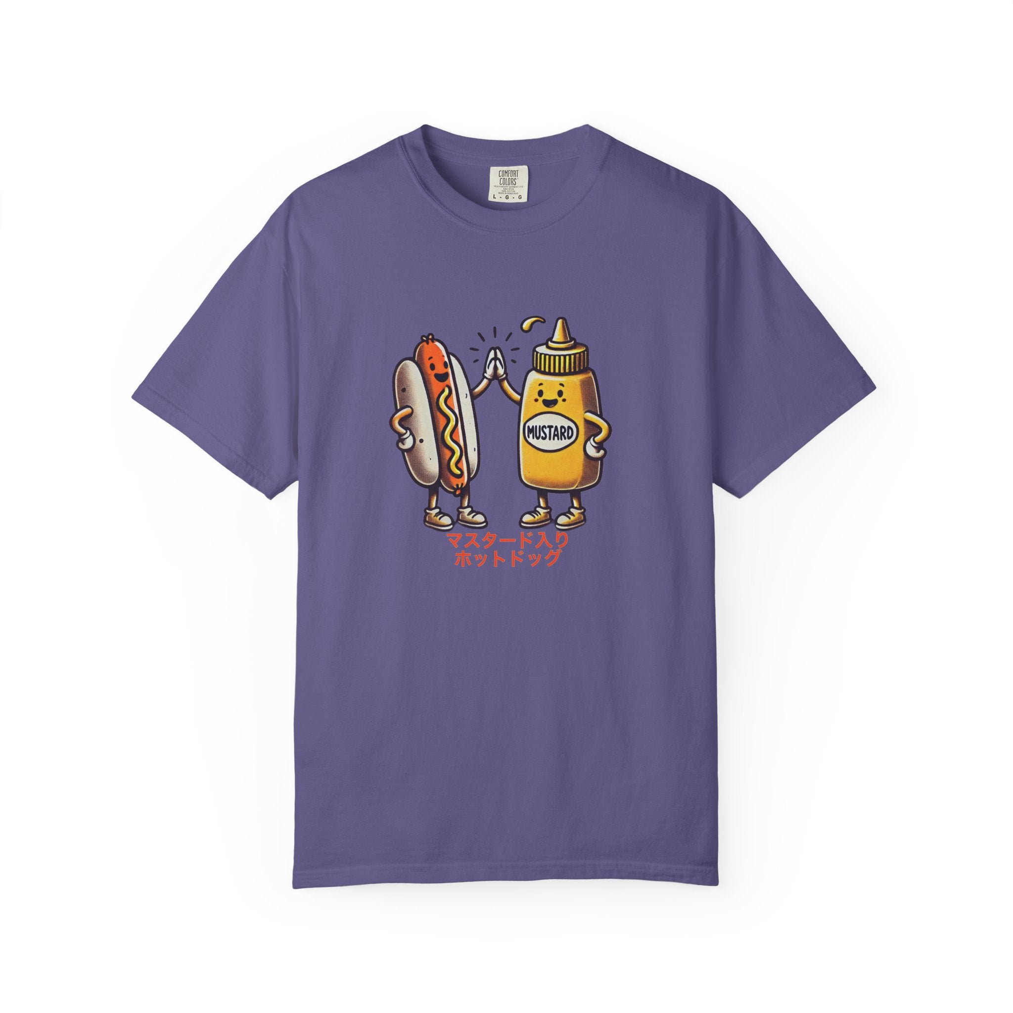 Vintage Hot Dog + Mustard High Five - Tee