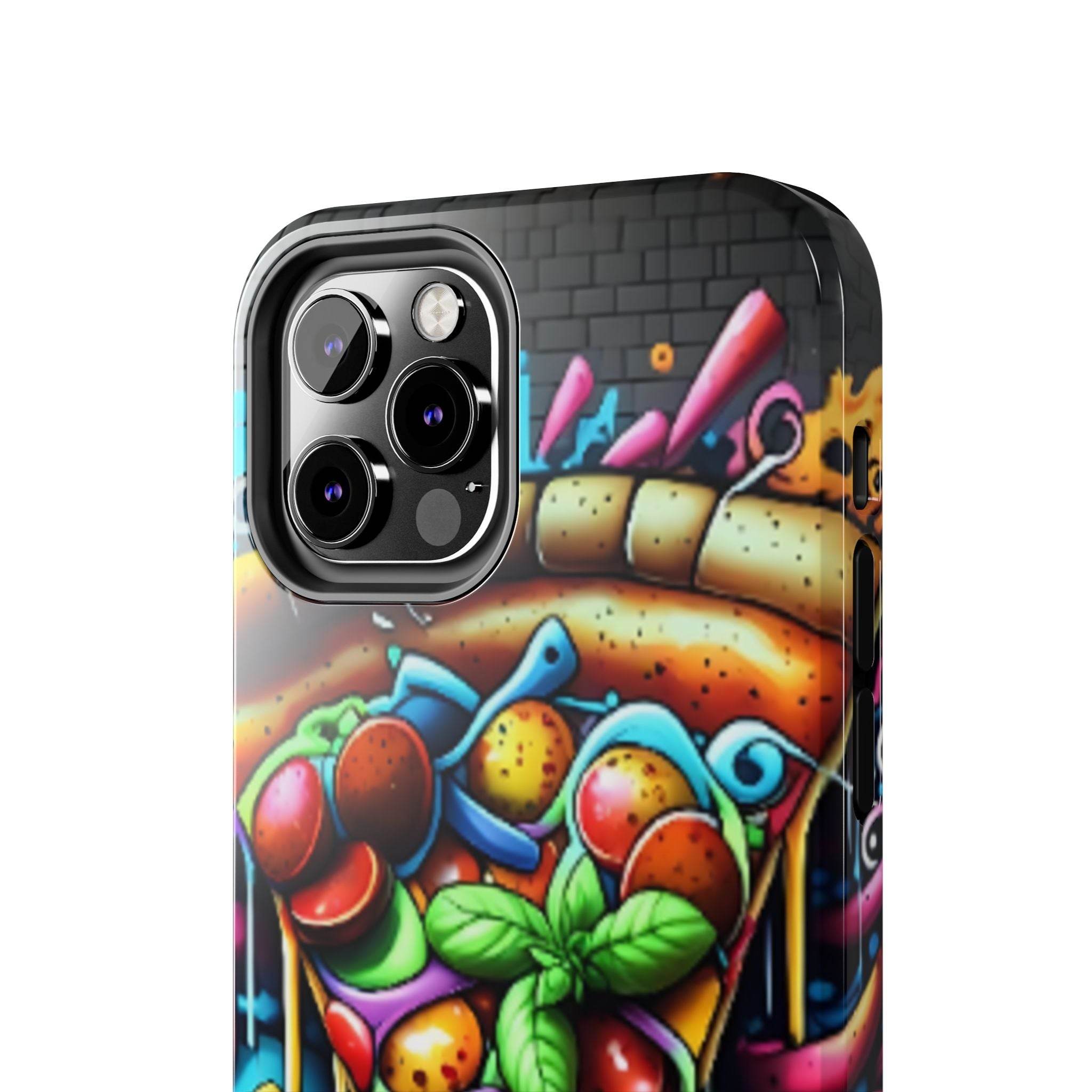 Graffiti Pizza Phone Case - iPhone Tough Case - Hook's Rubs & Spices