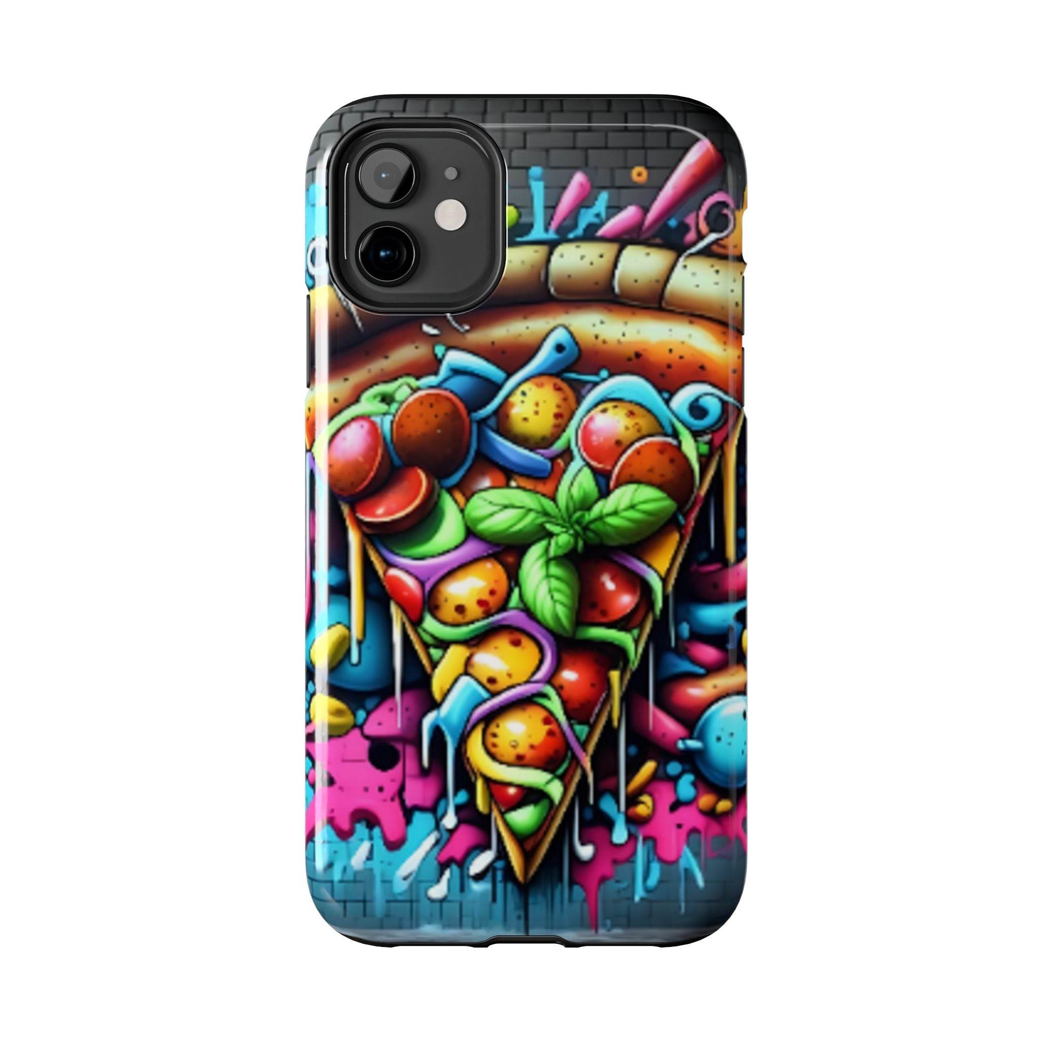Graffiti Pizza Phone Case - iPhone Tough Case - Hook's Rubs & Spices