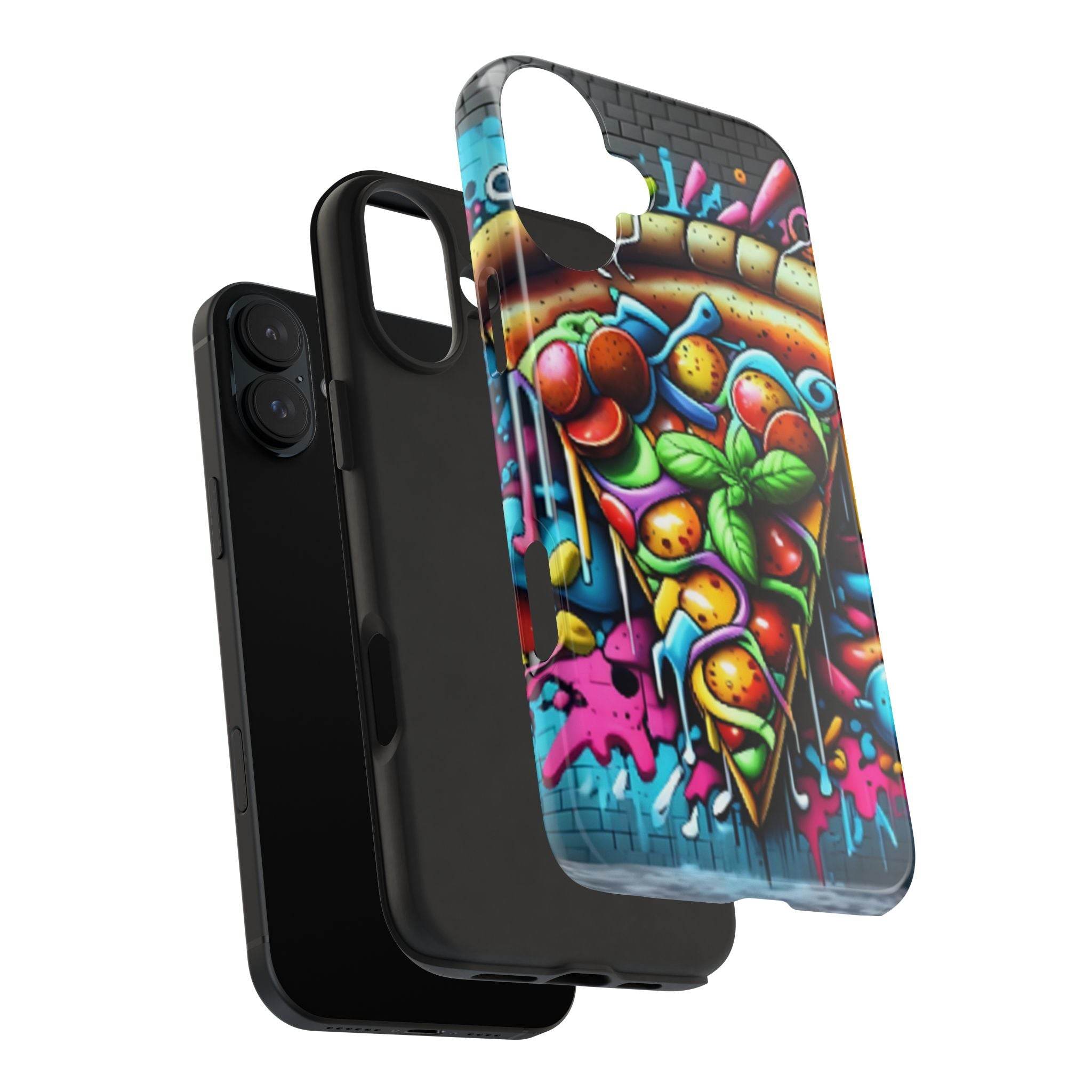 Graffiti Pizza Phone Case - iPhone Tough Case - Hook's Rubs & Spices