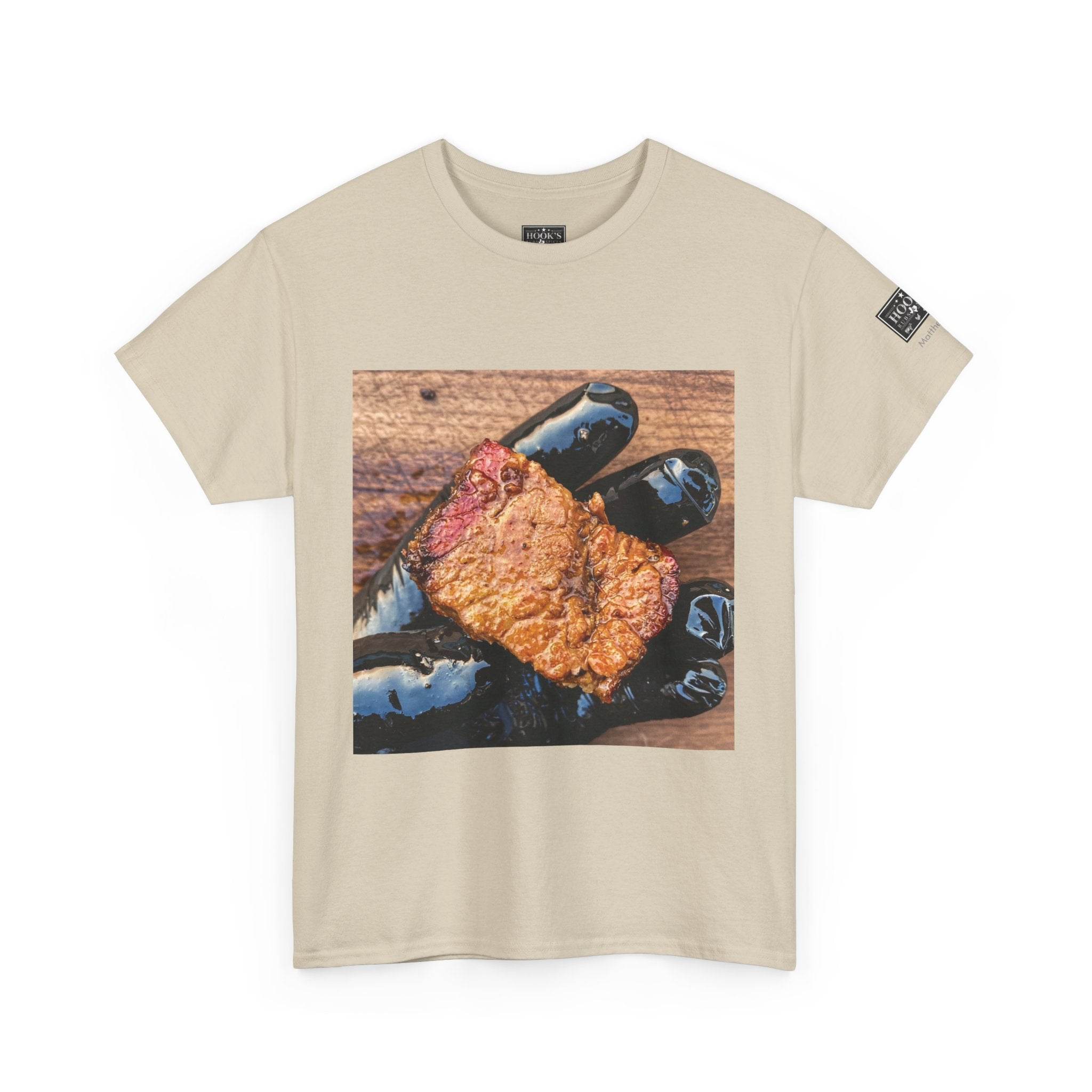 Juicy BBE - Brisket Burnt End Soft Cotton Tee - Hook's Rubs & Spices