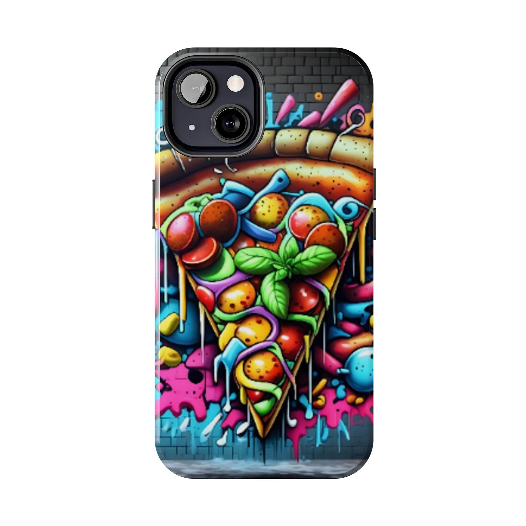 Graffiti Pizza Phone Case - iPhone Tough Case - Hook's Rubs & Spices
