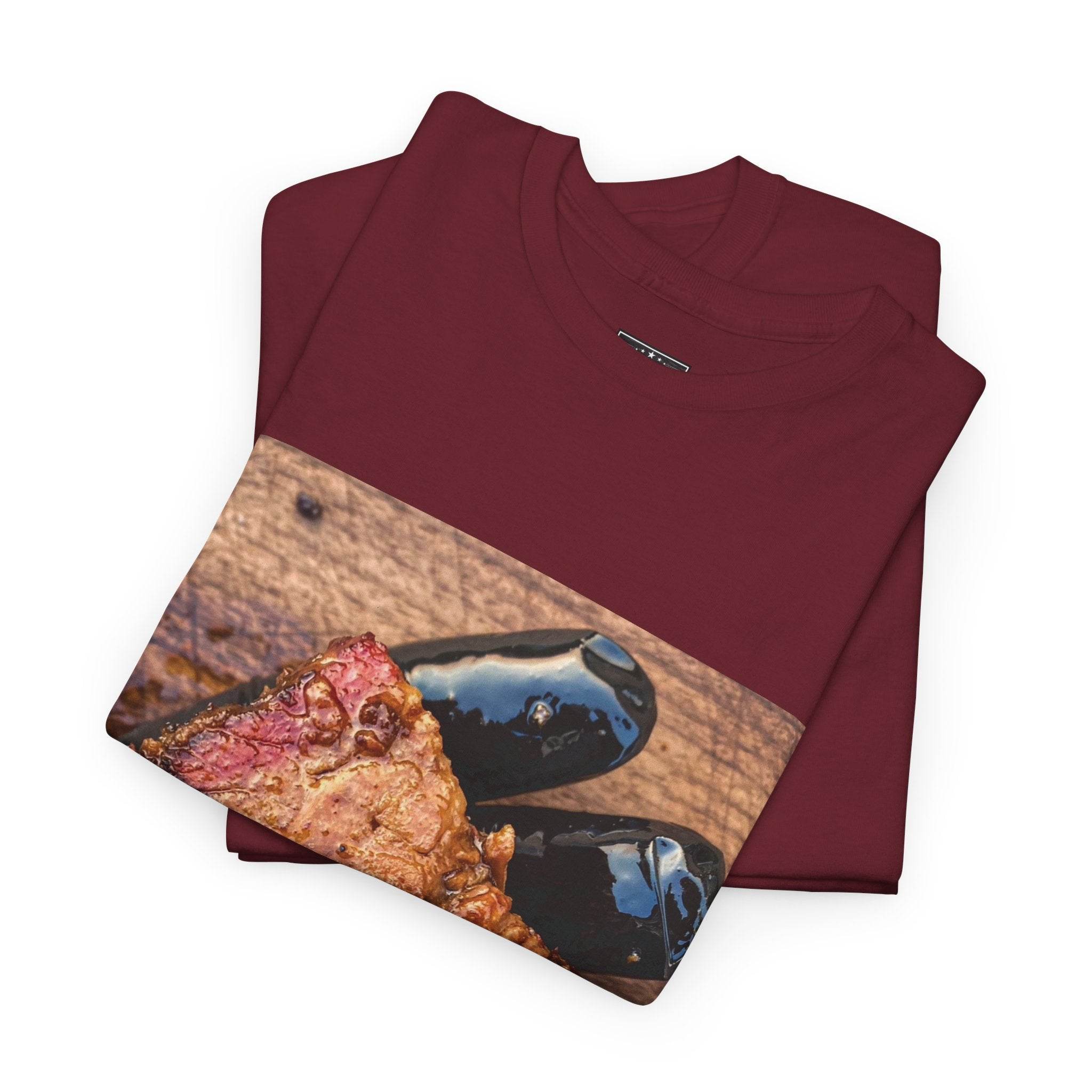 Juicy BBE - Brisket Burnt End Soft Cotton Tee - Hook's Rubs & Spices