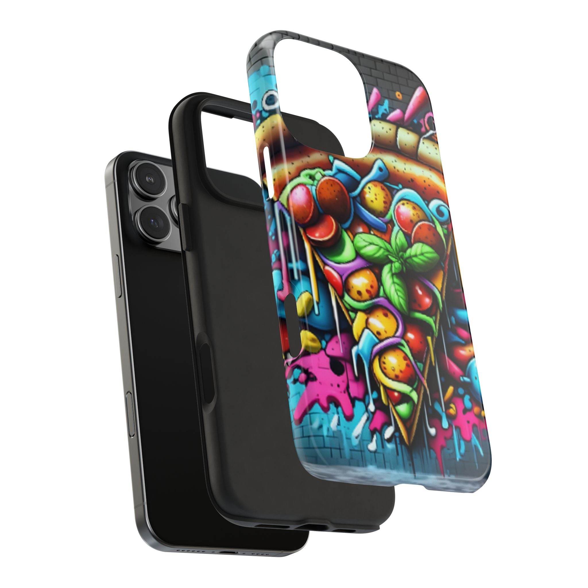 Graffiti Pizza Phone Case - iPhone Tough Case - Hook's Rubs & Spices