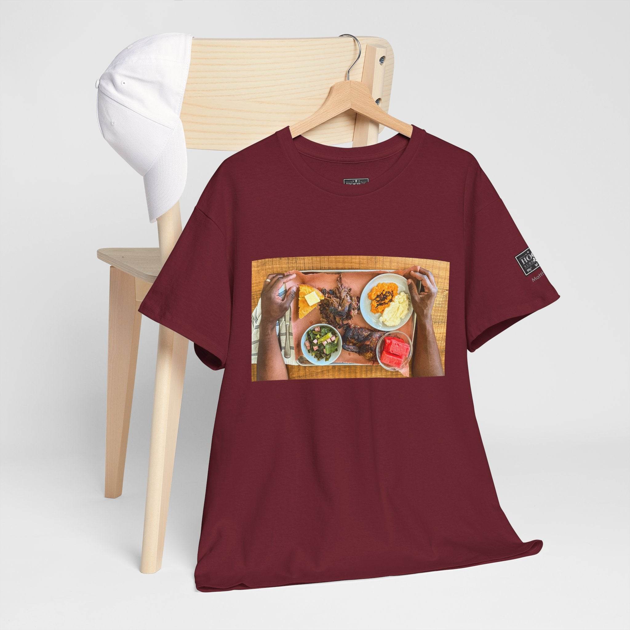 Cookout Platter Soft Cotton Tee - Hook's Rubs & Spices