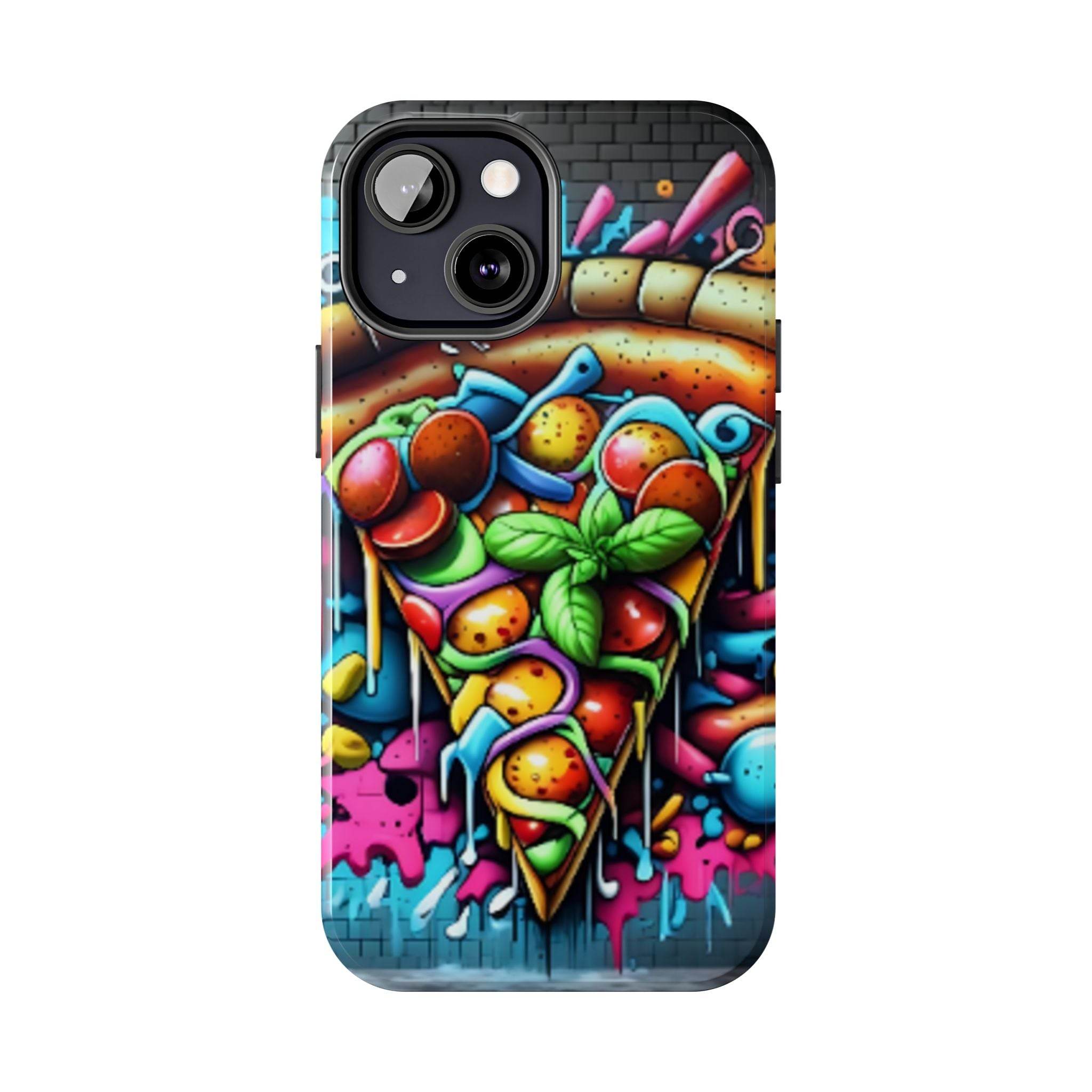 Graffiti Pizza Phone Case - iPhone Tough Case - Hook's Rubs & Spices