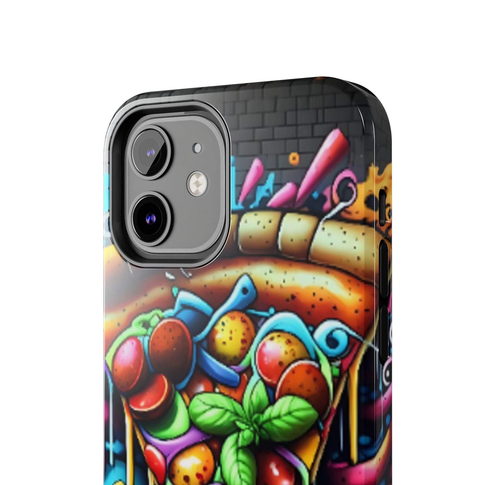 Graffiti Pizza Phone Case - iPhone Tough Case - Hook's Rubs & Spices