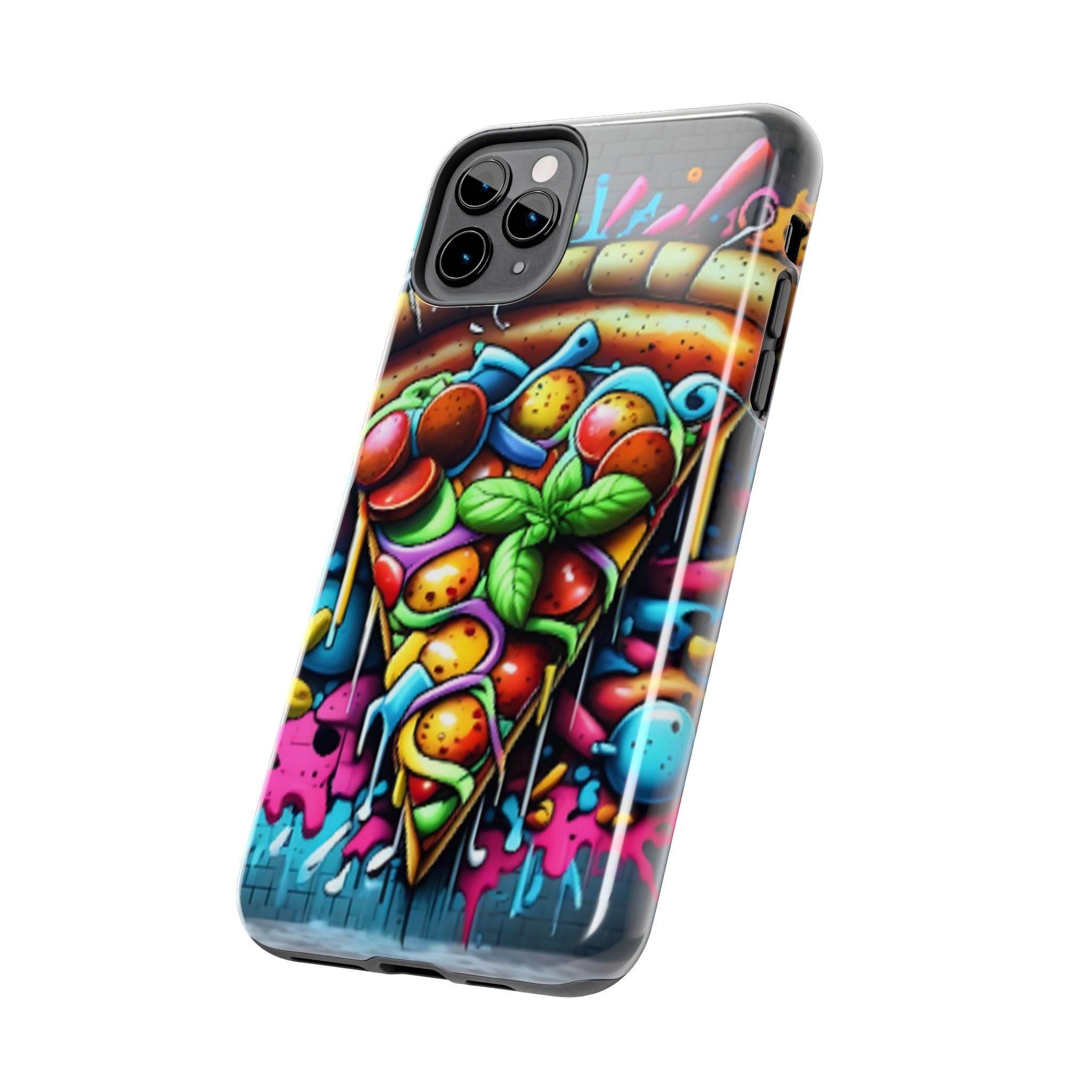 Graffiti Pizza Phone Case - iPhone Tough Case - Hook's Rubs & Spices