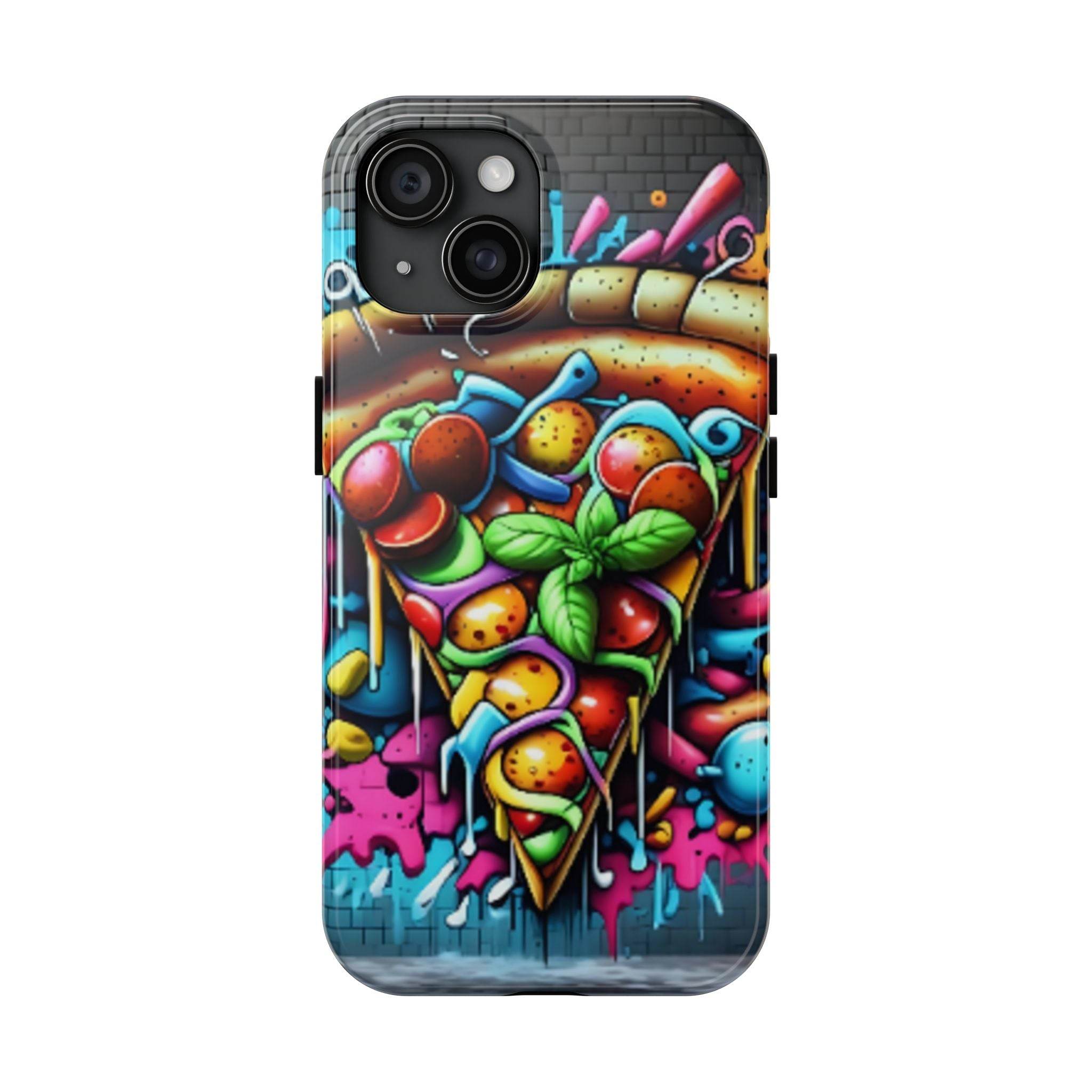 Graffiti Pizza Phone Case - iPhone Tough Case - Hook's Rubs & Spices