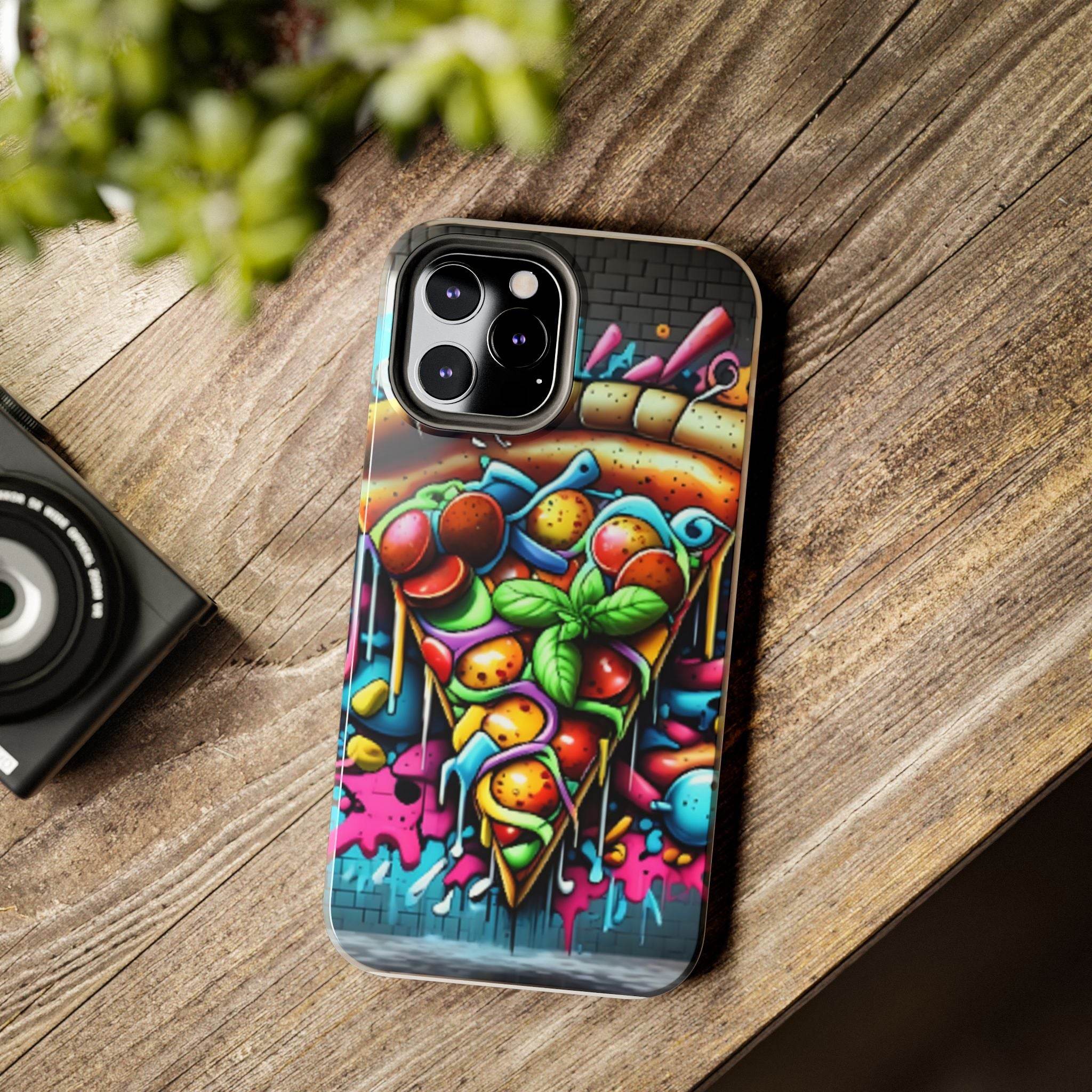 Graffiti Pizza Phone Case - iPhone Tough Case - Hook's Rubs & Spices