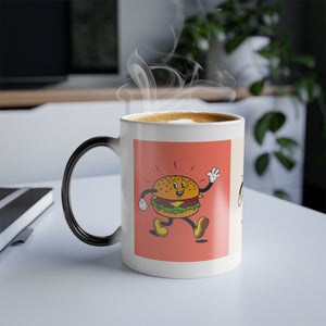 11 oz Mr. Burger "Magic Color" Coffee Mug