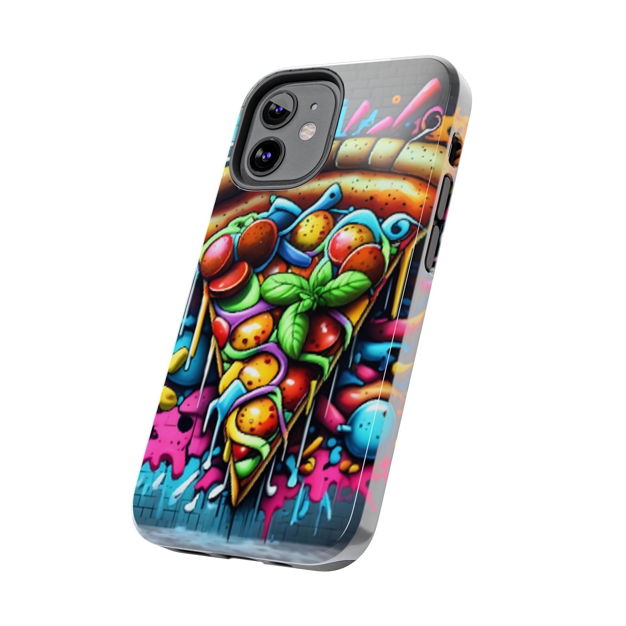 Graffiti Pizza Phone Case - iPhone Tough Case - Hook's Rubs & Spices