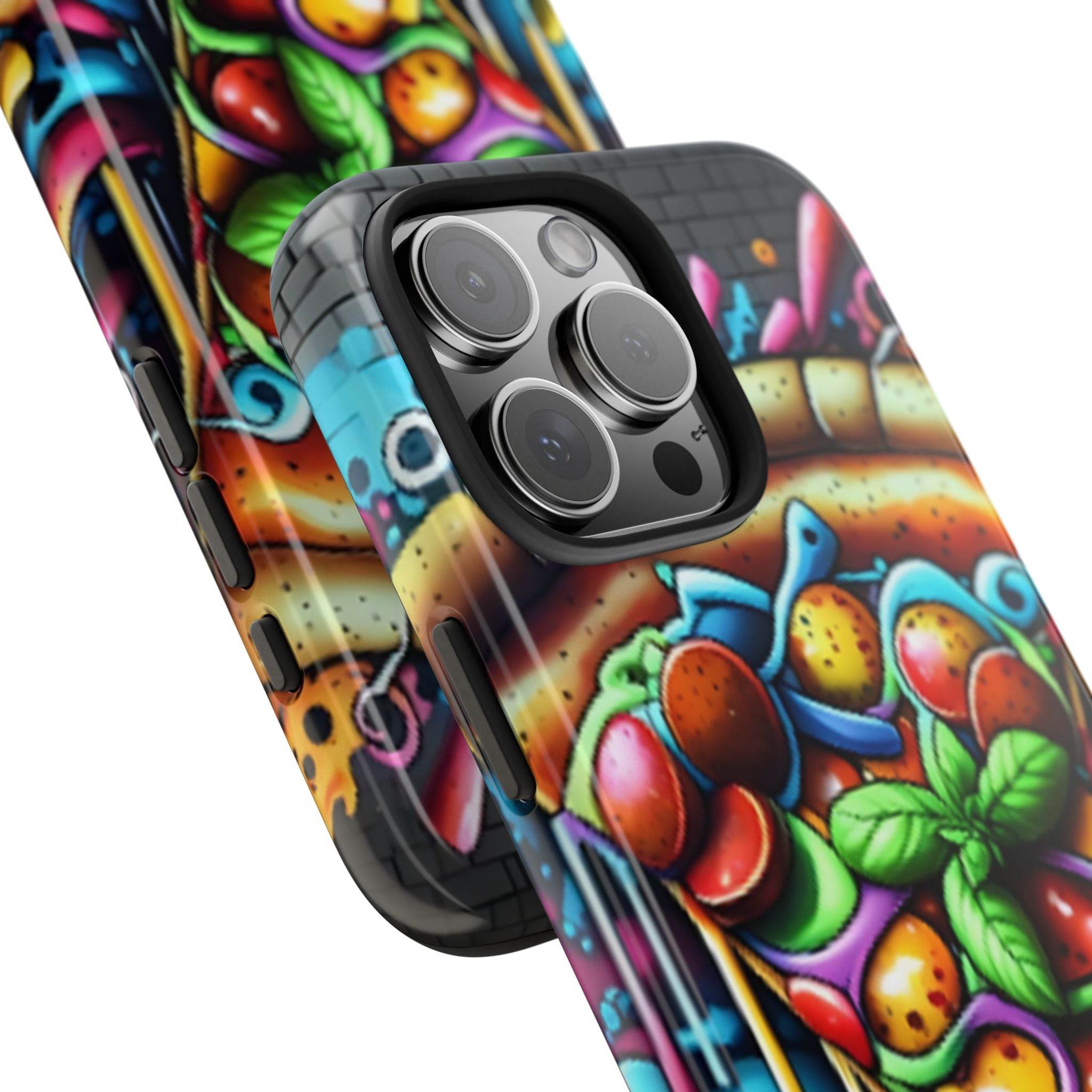 Graffiti Pizza Phone Case - iPhone Tough Case - Hook's Rubs & Spices