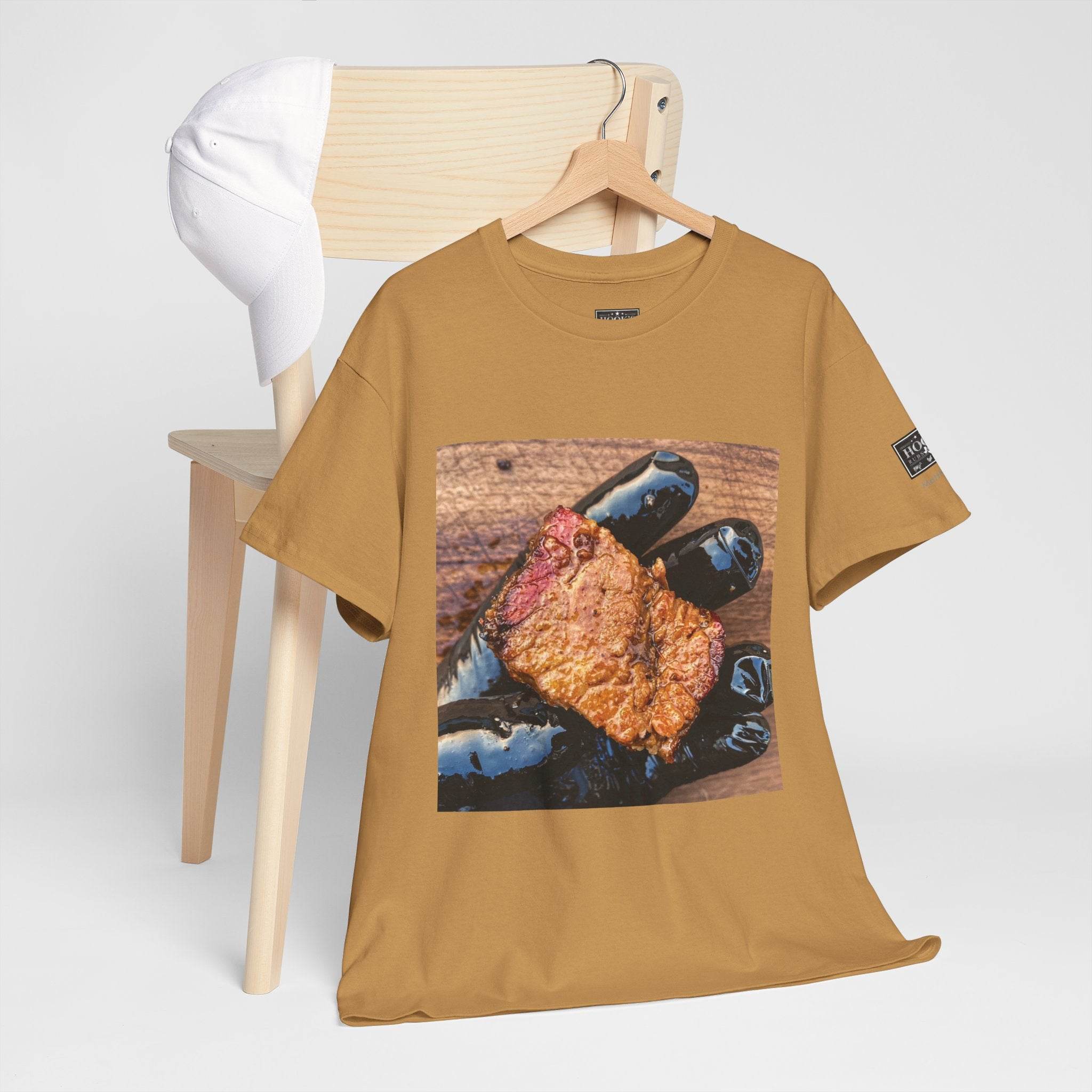 Juicy BBE - Brisket Burnt End Soft Cotton Tee - Hook's Rubs & Spices