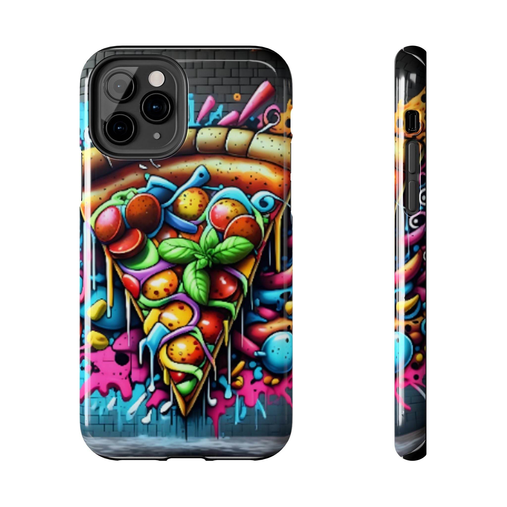 Graffiti Pizza Phone Case - iPhone Tough Case - Hook's Rubs & Spices